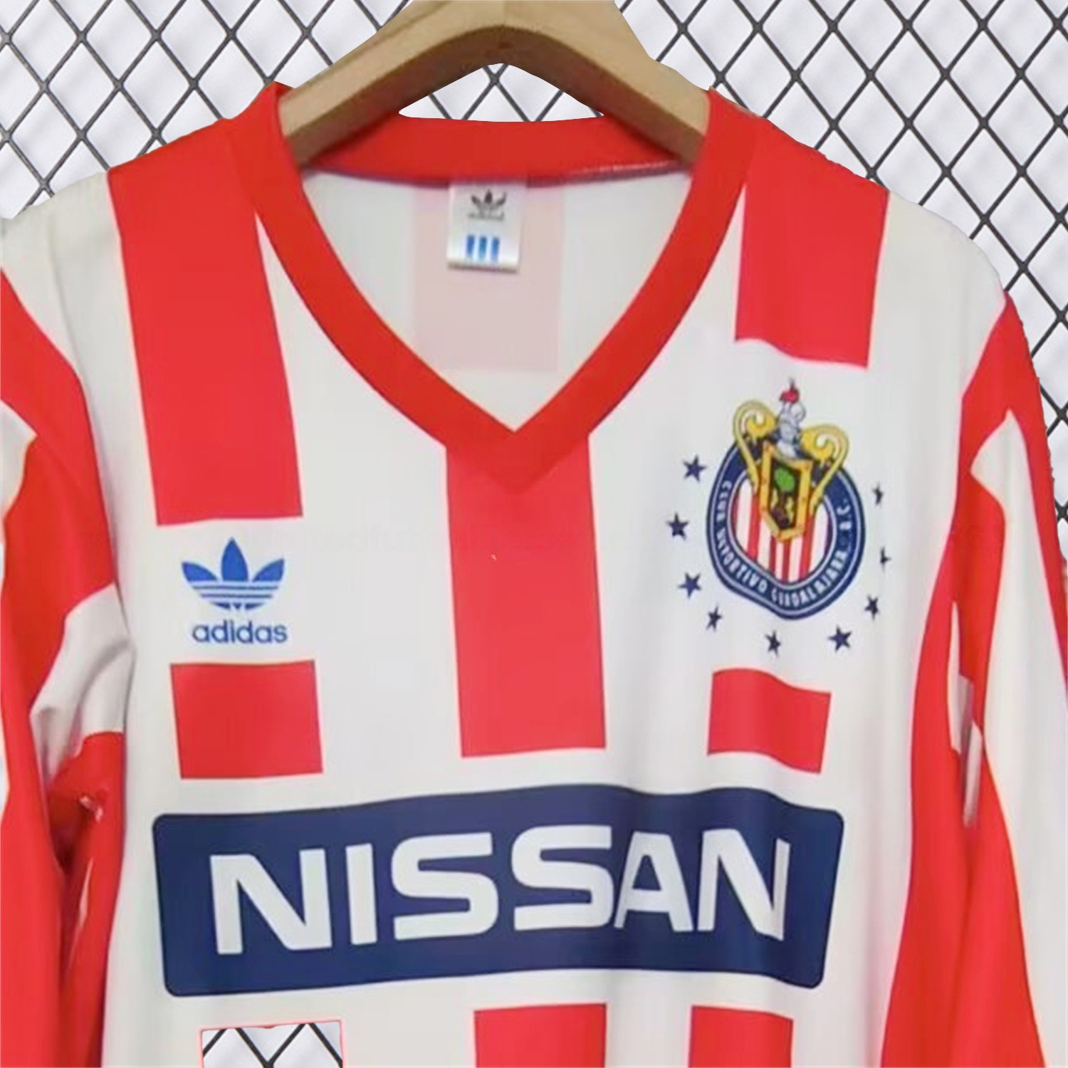 Retro Chivas de Guadalajara 1990-91 Home Long Sleeves Jersey - UnitedFutballJersey