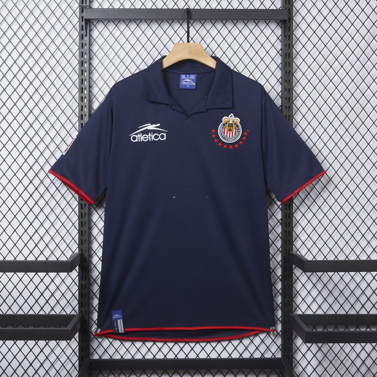 Retro Chivas de Guadalajara 2003-04 Away Deep Blue Jersey - UnitedFutballJersey