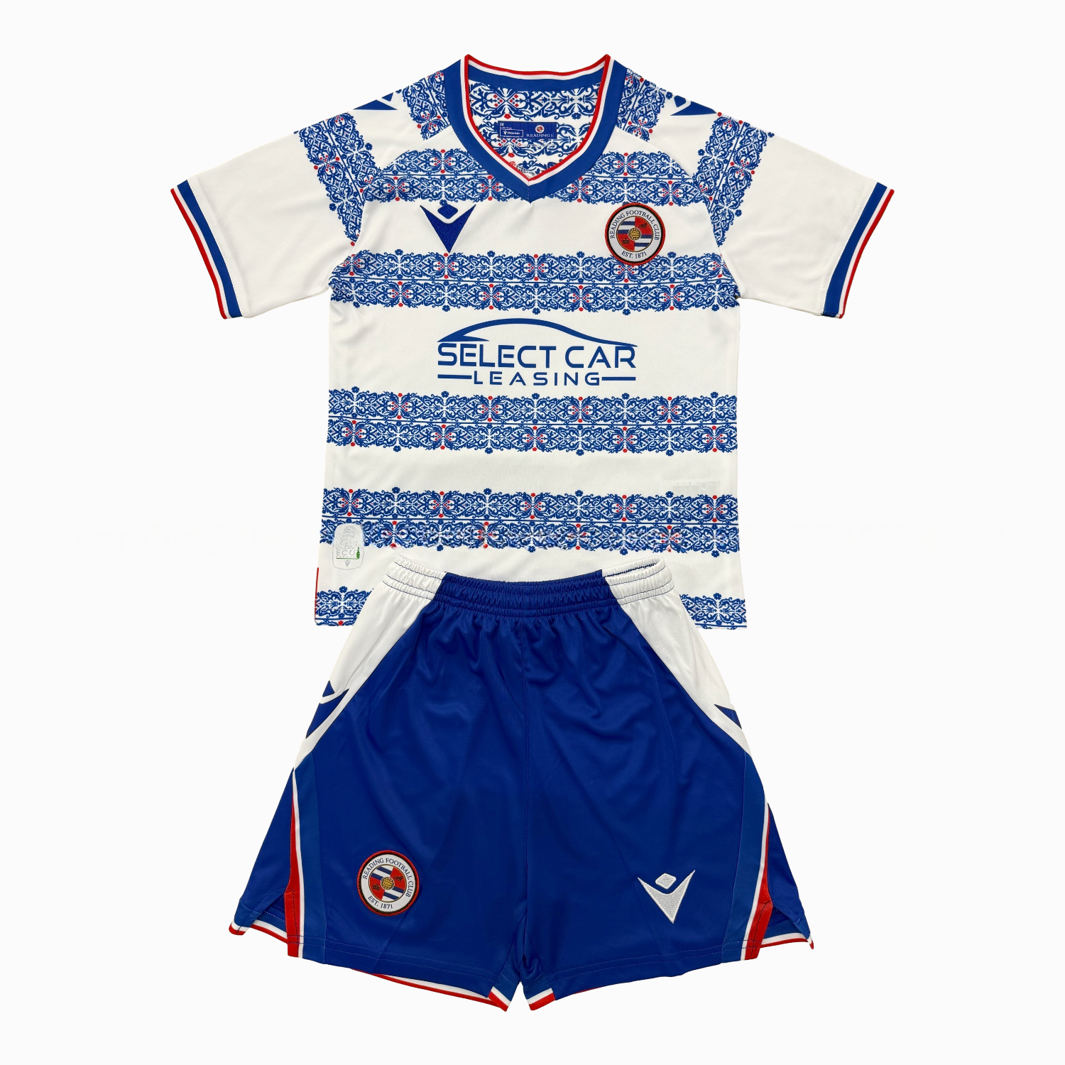 Reading 25-26 Home Kids Kit - UnitedFutballJersey