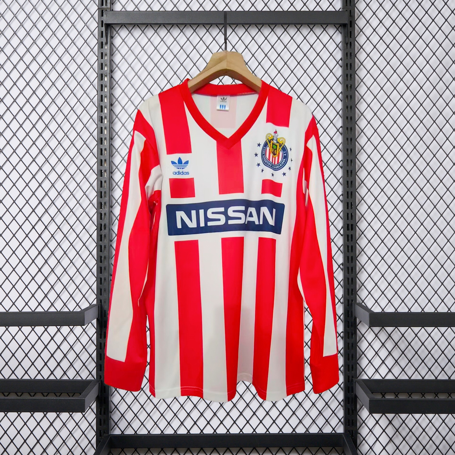 Retro Chivas de Guadalajara 1990-91 Home Long Sleeves Jersey - UnitedFutballJersey