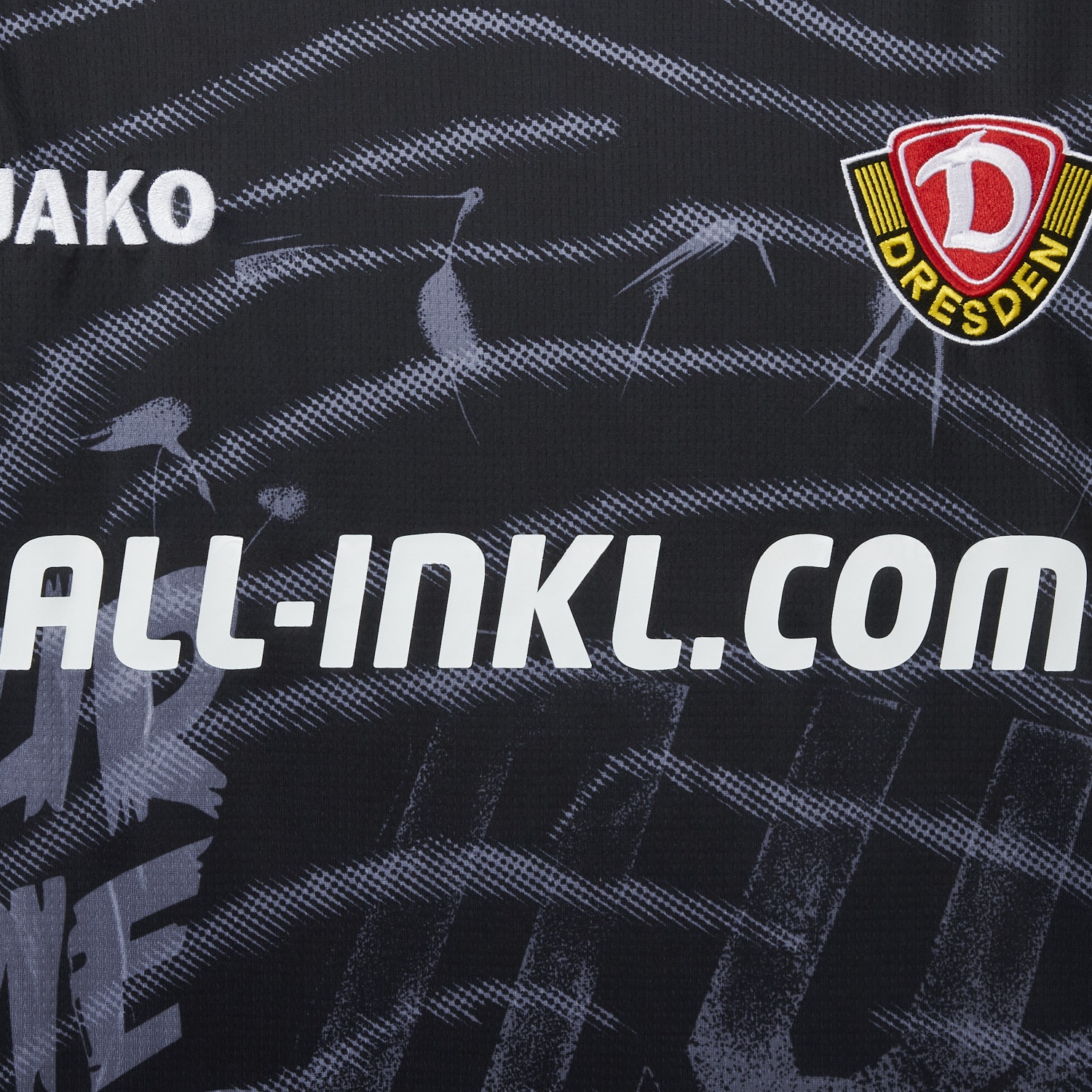 Dynamo Dresden 25-26 Away Black Jersey - Fans Version - UnitedFutballJersey