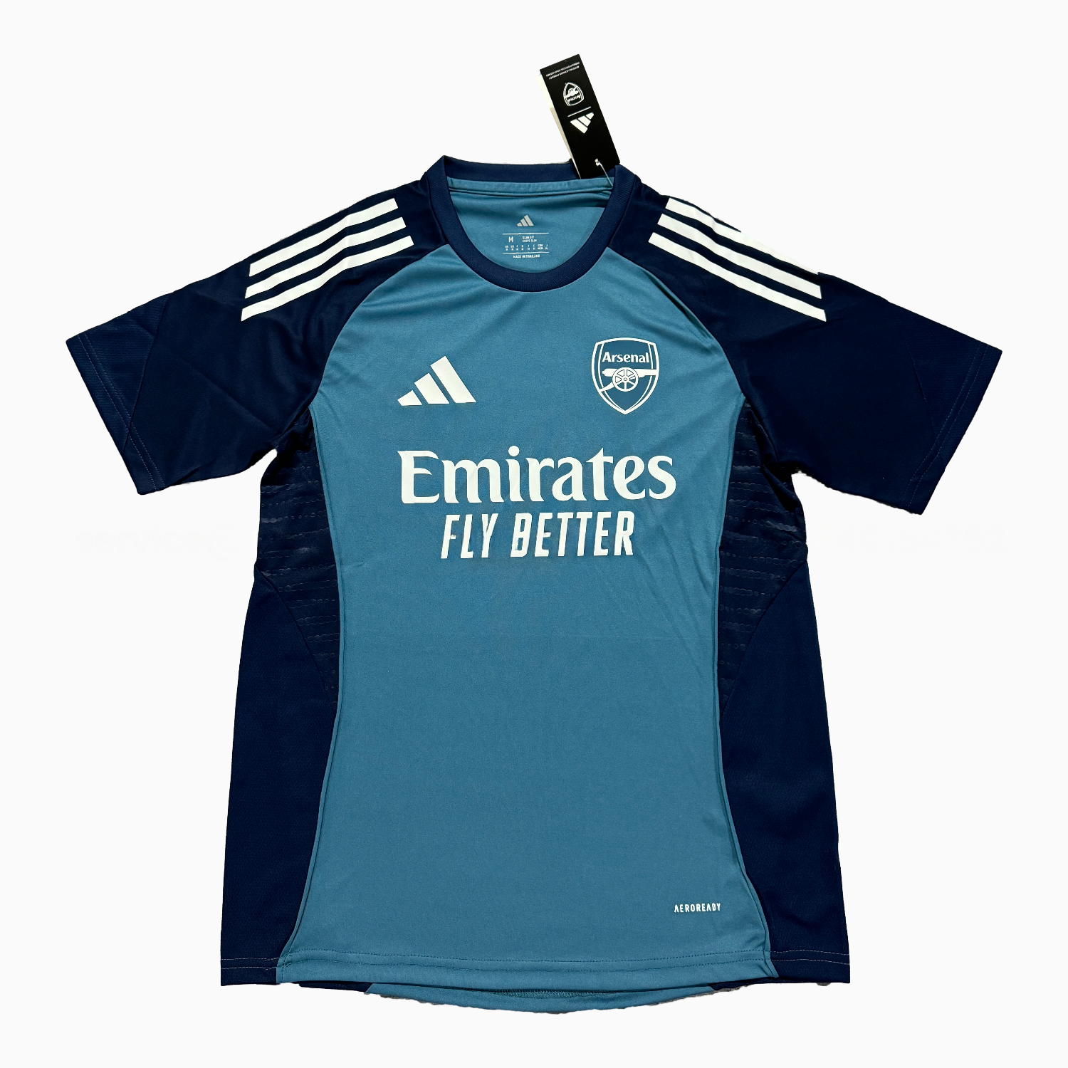 Arsenal 25-26 Blue Grey Training Jersey - Fans Version - UnitedFutballJersey