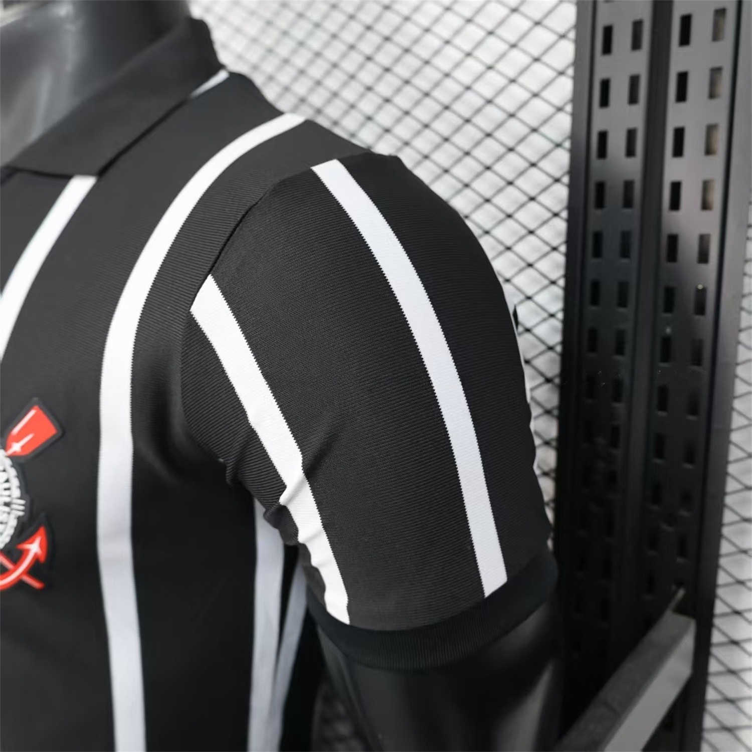 Corinthians 25-26 Black And White Special Jersey - Player Version - UnitedFutballJersey