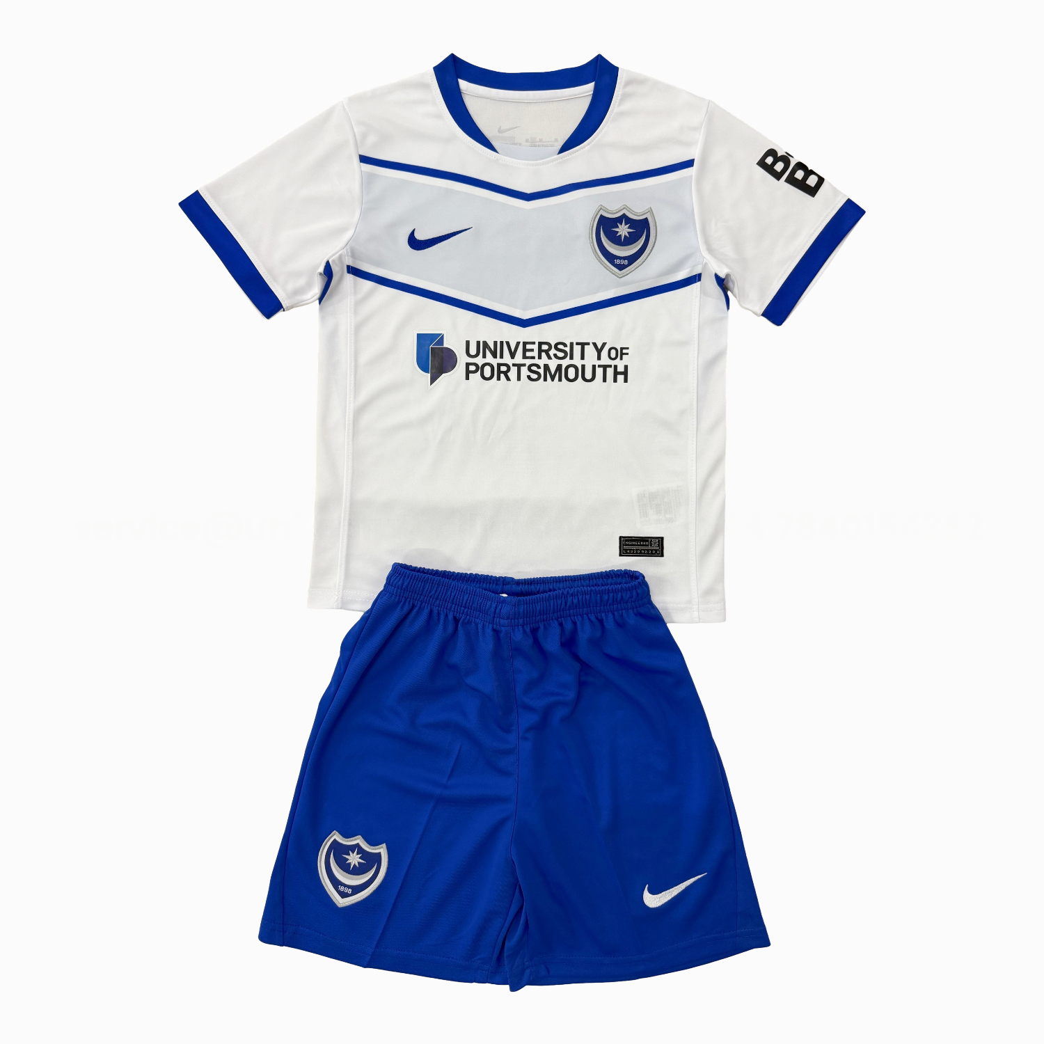 Portsmouth 25-26 Away Men's Adult Jersey Set - Fans Version - UnitedFutballJersey
