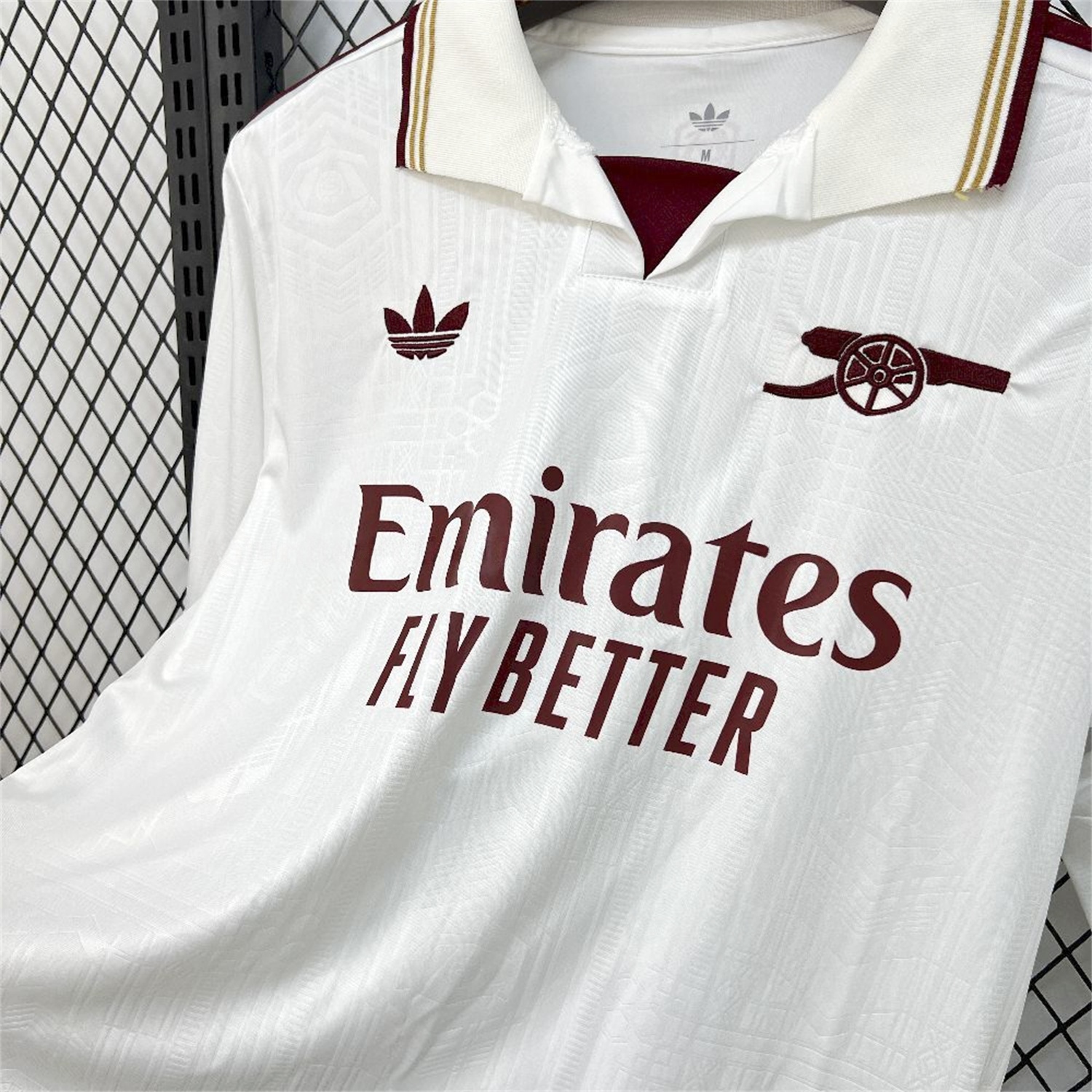 Arsenal 25-26 Third White Long Sleeves Jersey - Fans Version - UnitedFutballJersey