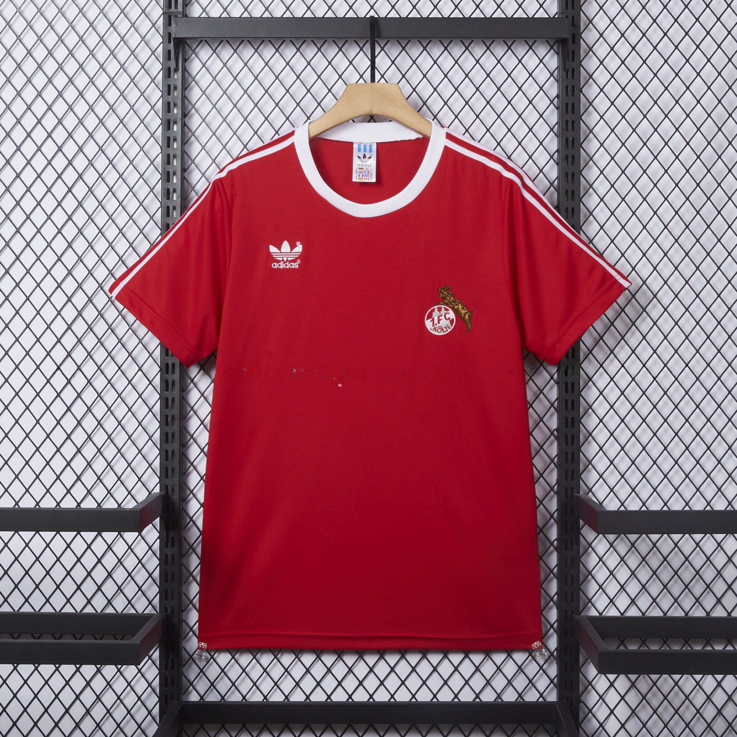 Retro 1. FC Köln 1977-78 Home Red Jersey - UnitedFutballJersey