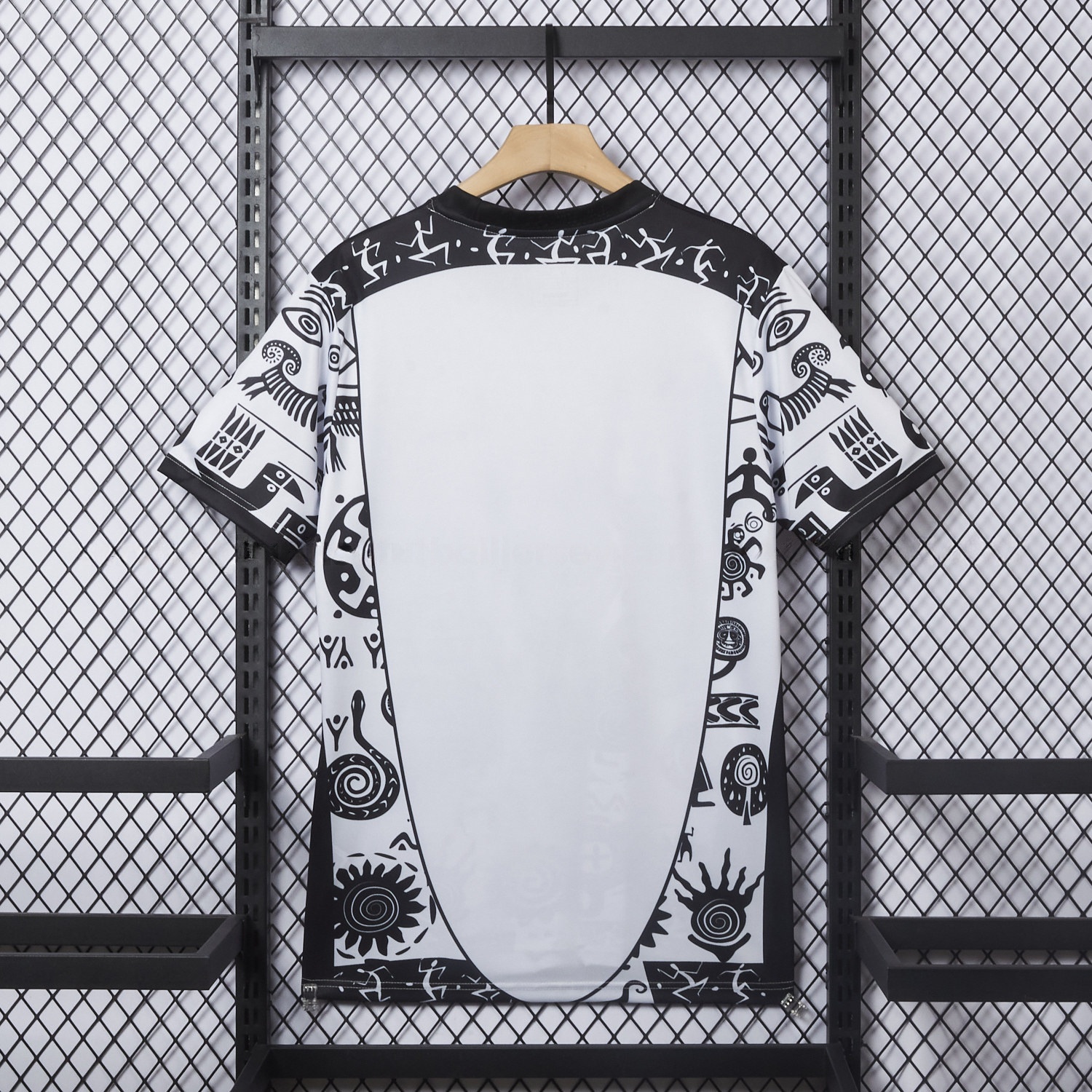 Mexico 25-26 Mayan Cvilization Black And White Special Jersey - Fans Version - UnitedFutballJersey