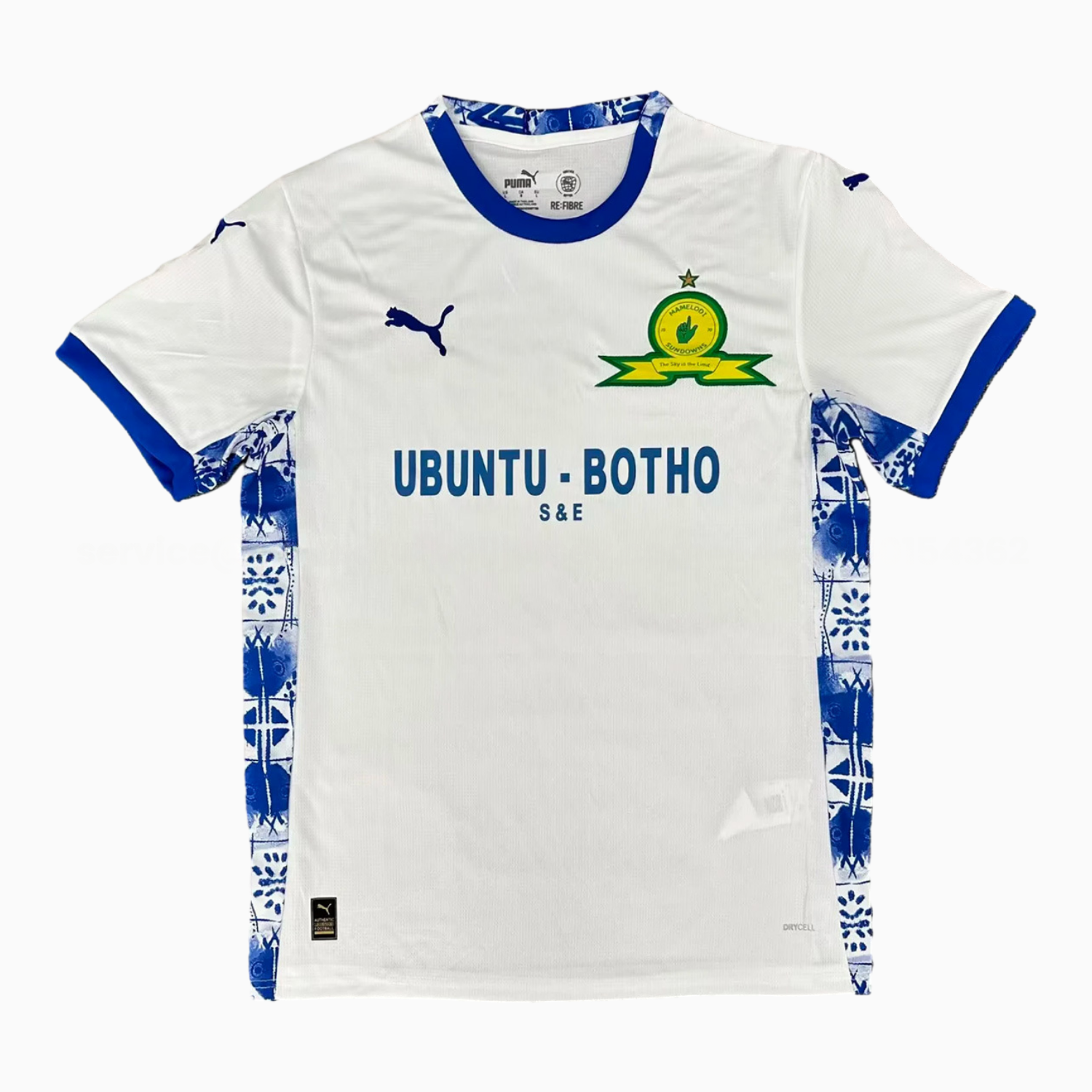 Mamelodi Sundowns 25-26 Away White Jersey - Fans Version - UnitedFutballJersey