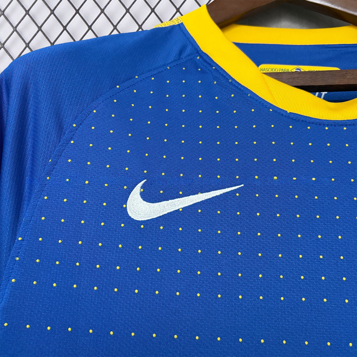 Retro Brazil 2010 Away Blue Jersey - UnitedFutballJersey