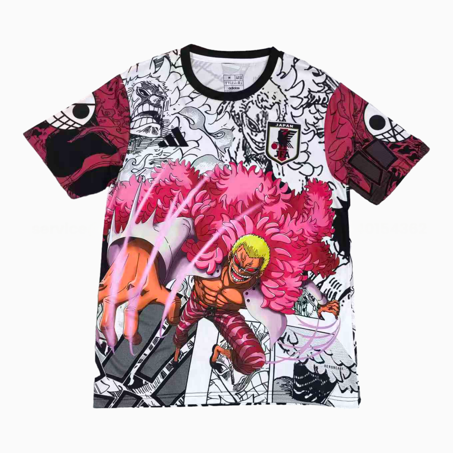 Japan 25-26 Pink Doflamingo White Special Jersey - Fans Version - UnitedFutballJersey