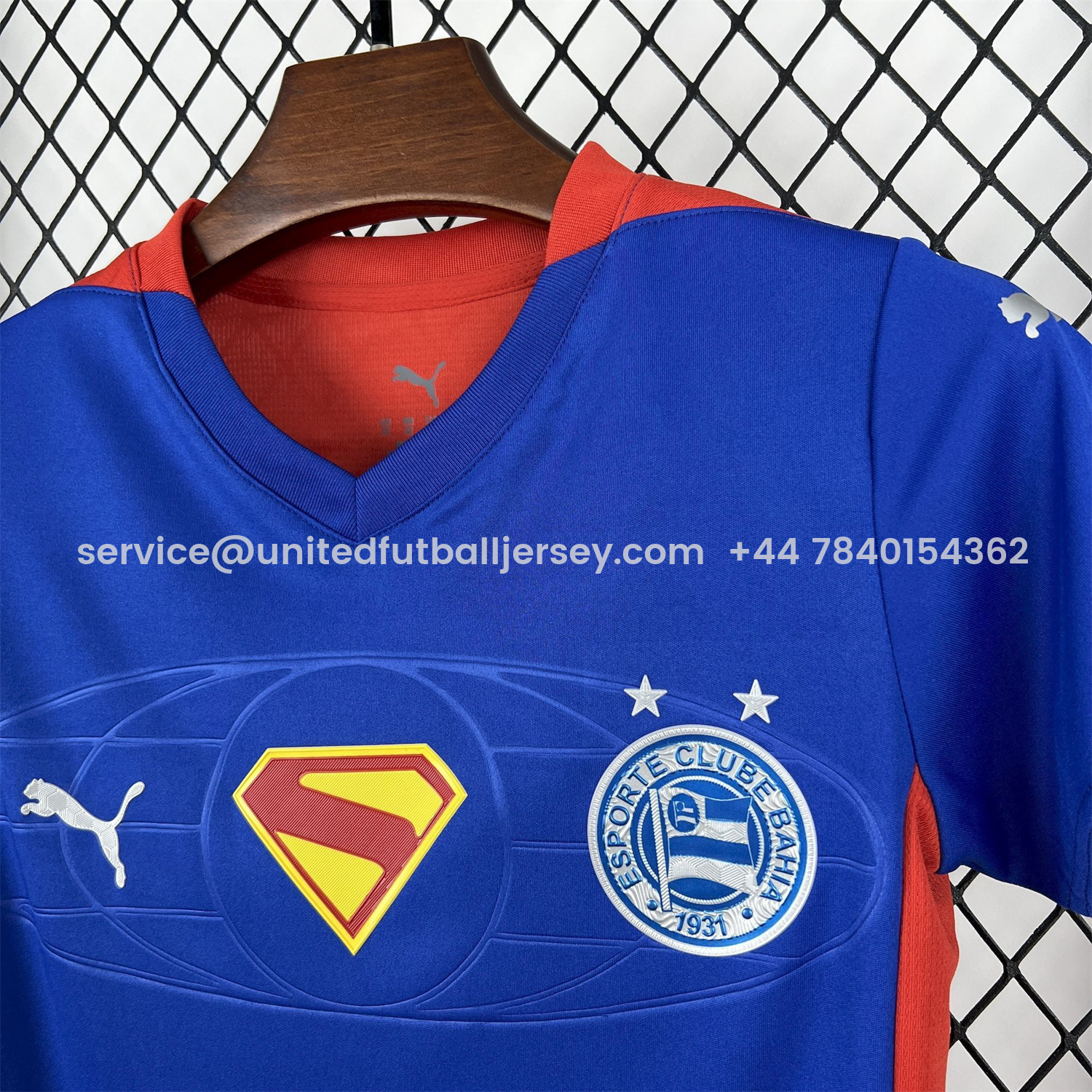 Bahia 25-26 Super-Man Blue Special Kids Kit - UnitedFutballJersey