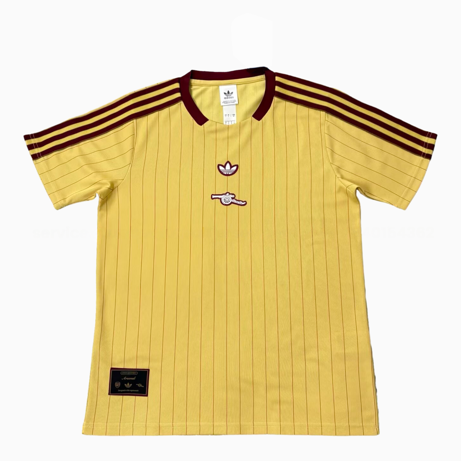 Arsenal 25-26 Trefoil Yellow Travel Jersey - Fans Version - UnitedFutballJersey