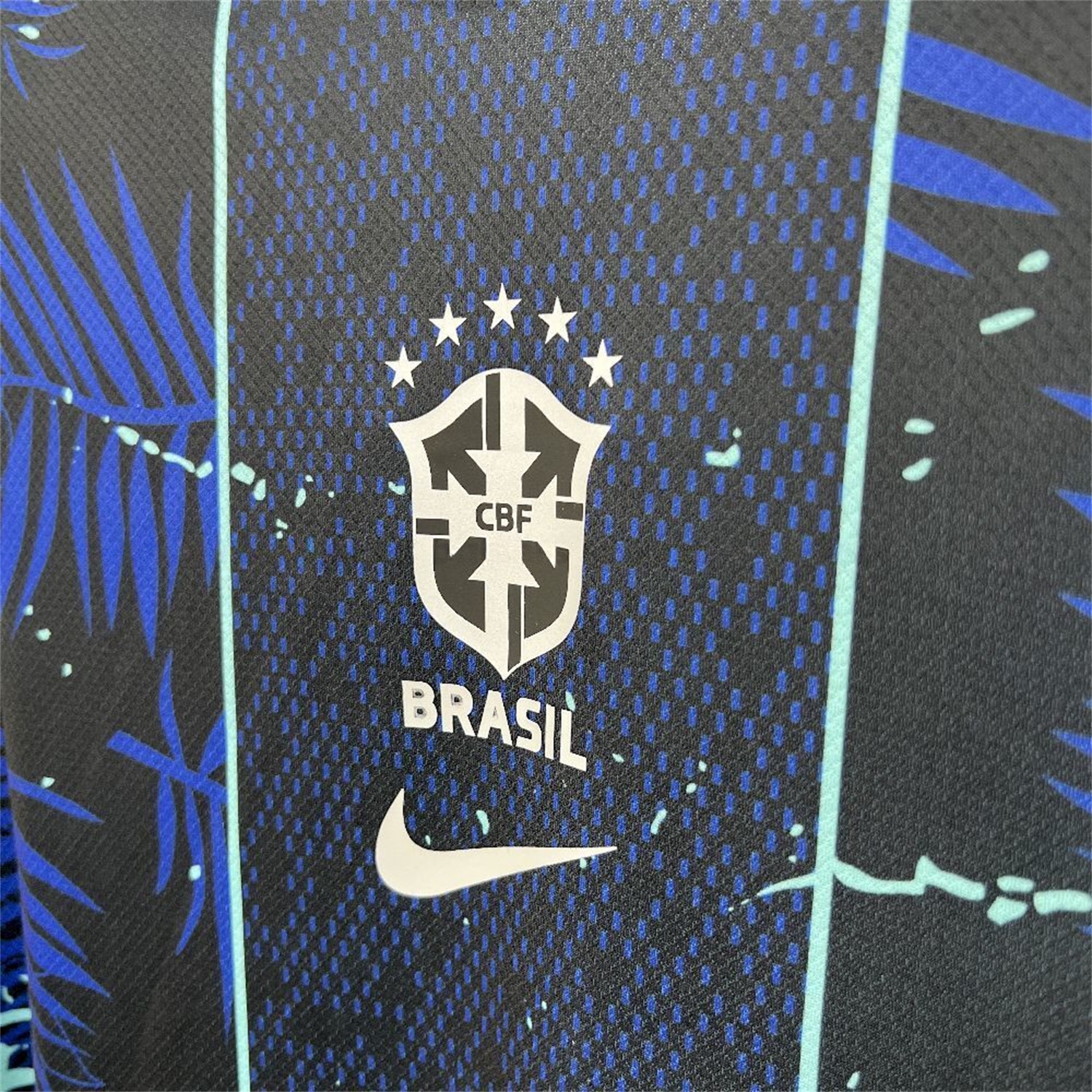 Brazil 2026 Blue Leopard Special Jersey - Fans Version - UnitedFutballJersey