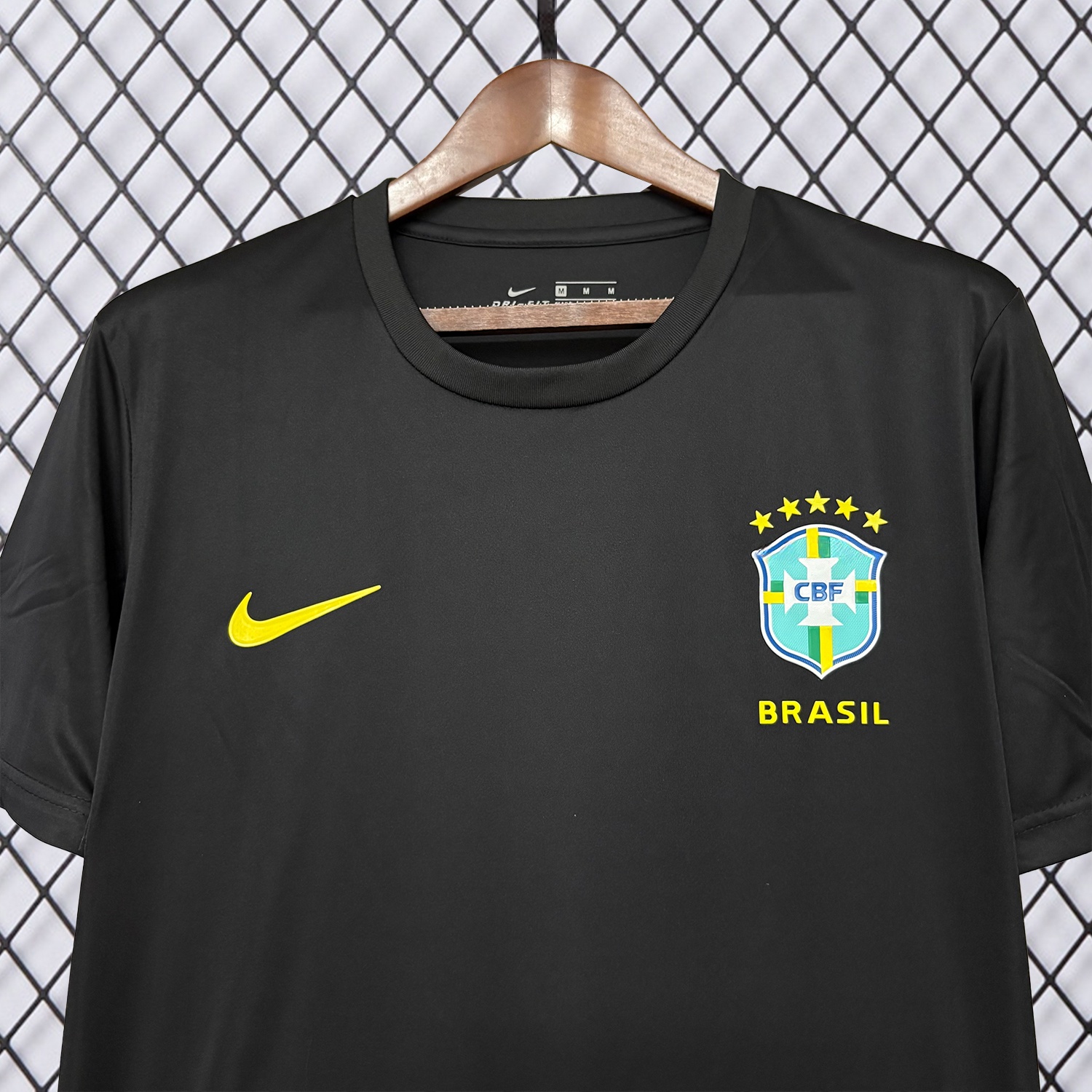Brazil 2026 Pure Black Training Jersey - Fans Version - UnitedFutballJersey