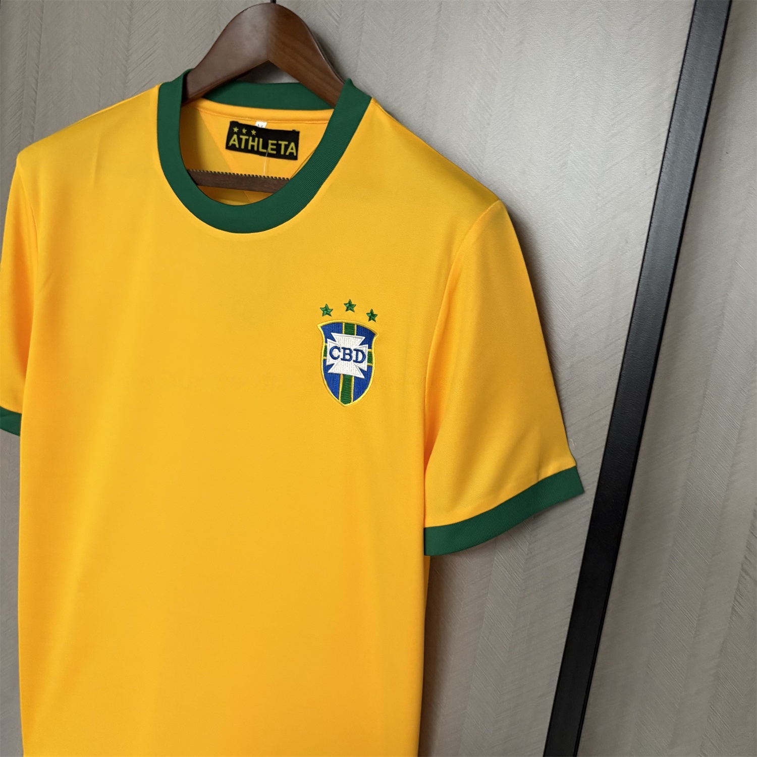 Retro Brazil 1971 Home Jersey - UnitedFutballJersey