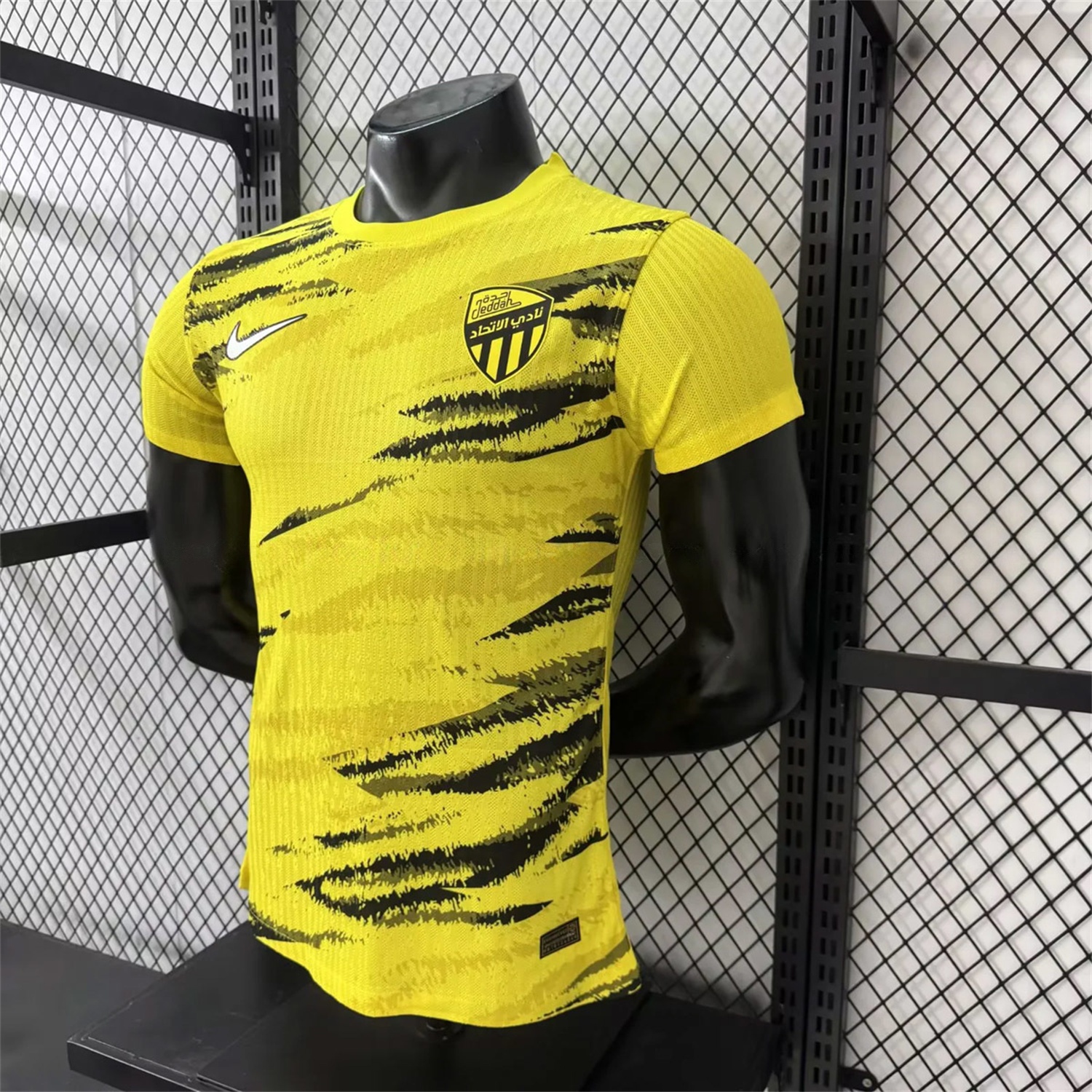 Al Ittihad Jeddah United 25-26 Pre-Match Yellow Jersey - Player Version - UnitedFutballJersey