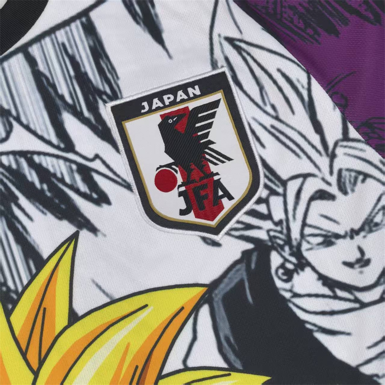 Japan 25-26 Gold Hair Trunks Special Jersey - Fans Version - UnitedFutballJersey