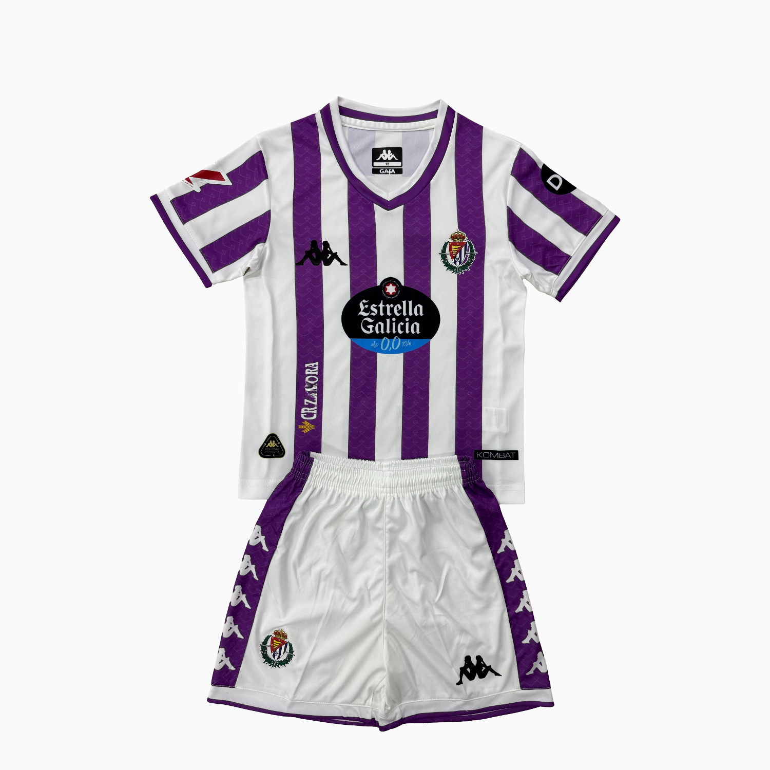 Valladolid 25-26 Home Men's Adult Jersey Set - Fans Version - UnitedFutballJersey