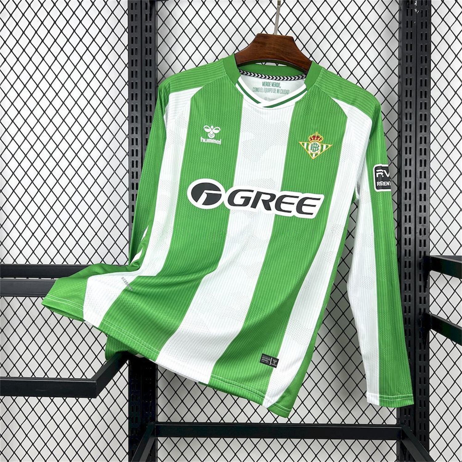 Real Betis 25-26 Home Long Sleeves Jersey - Fans Version - UnitedFutballJersey