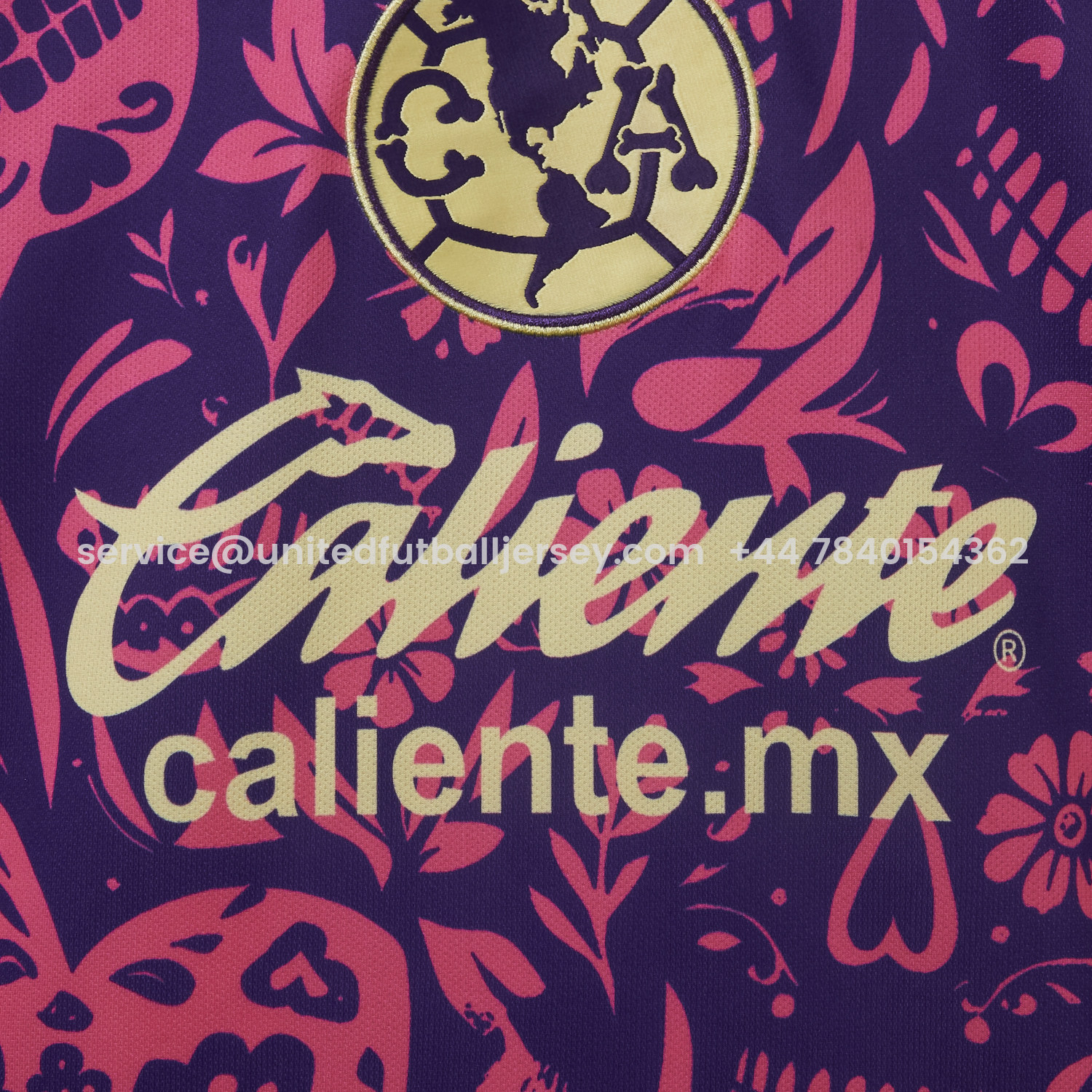 Club América 25-26 Día de Muertos Purple Jersey - Fans Version - UnitedFutballJersey