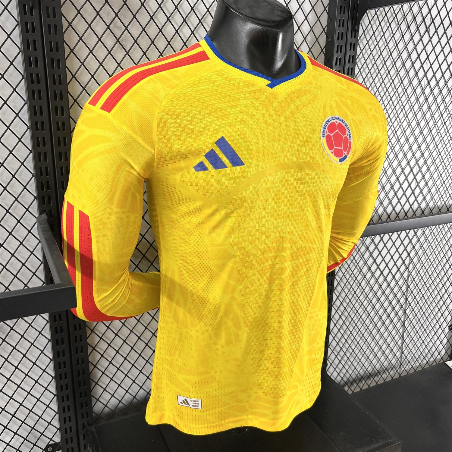 Colombia 2026 Home Long Sleeves Jersey - Player Version - UnitedFutballJersey