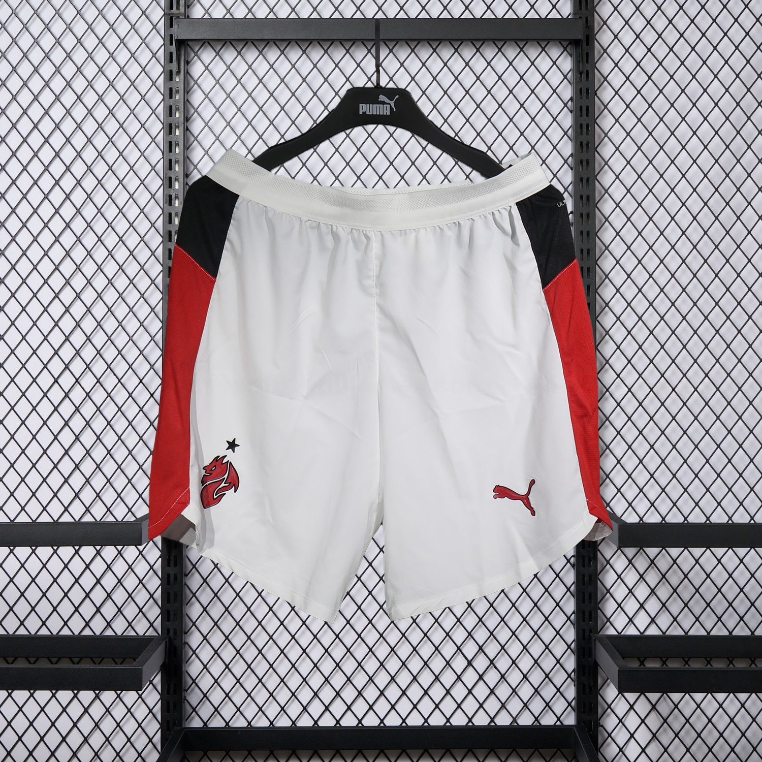 AC Milan 25-26 Away White Shorts - Player Version - UnitedFutballJersey