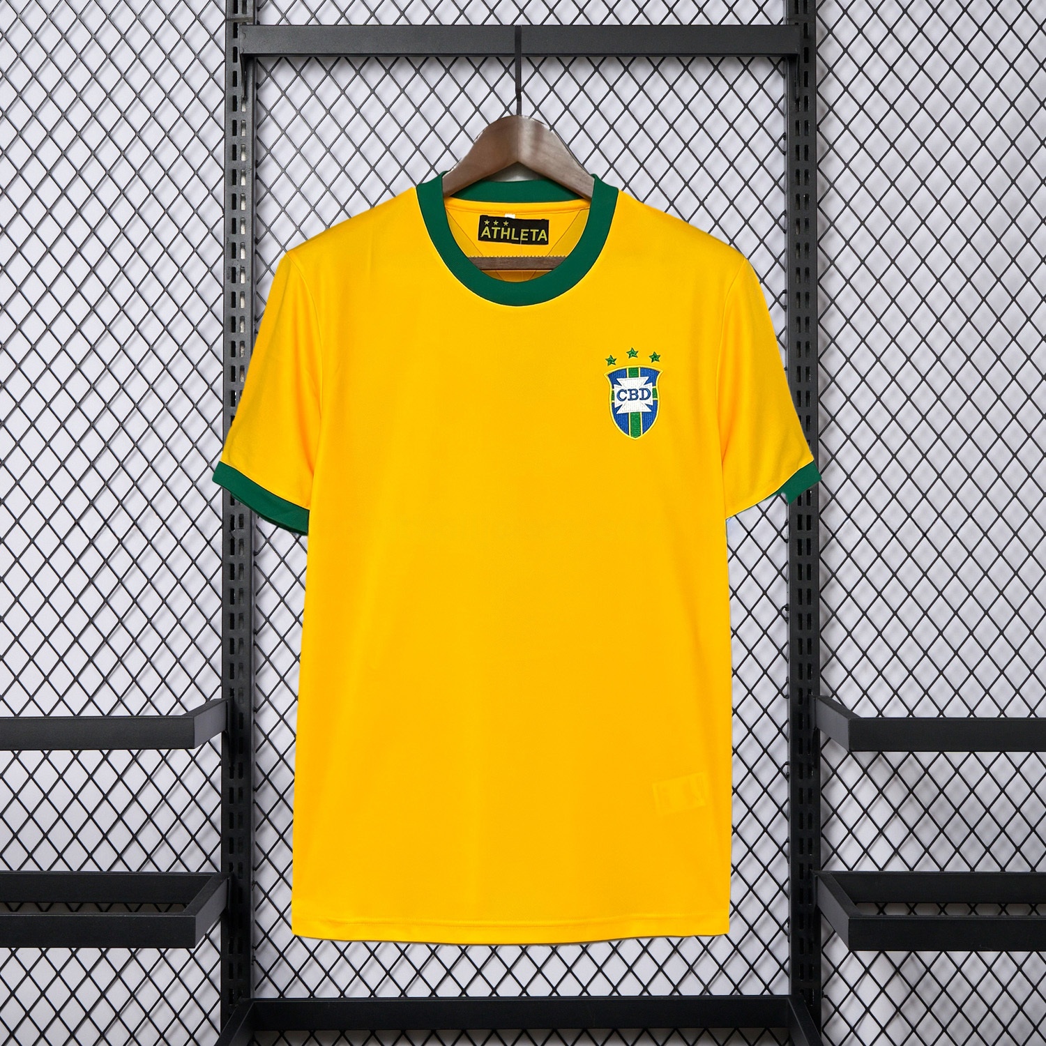 Retro Brazil 1971 Home Jersey - UnitedFutballJersey