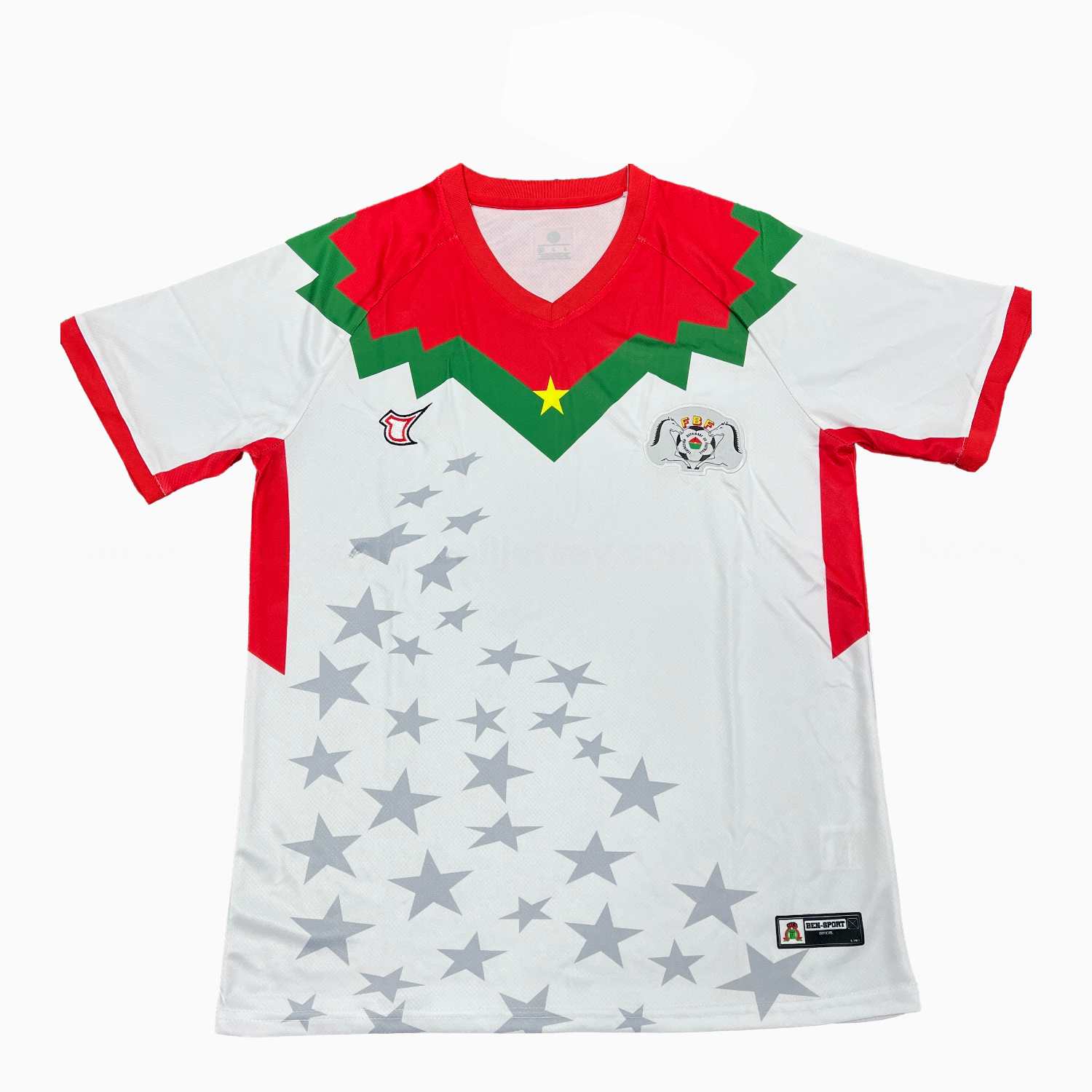 Burkina Faso 2026 Away Stars White Special Jersey - Fans Version - UnitedFutballJersey