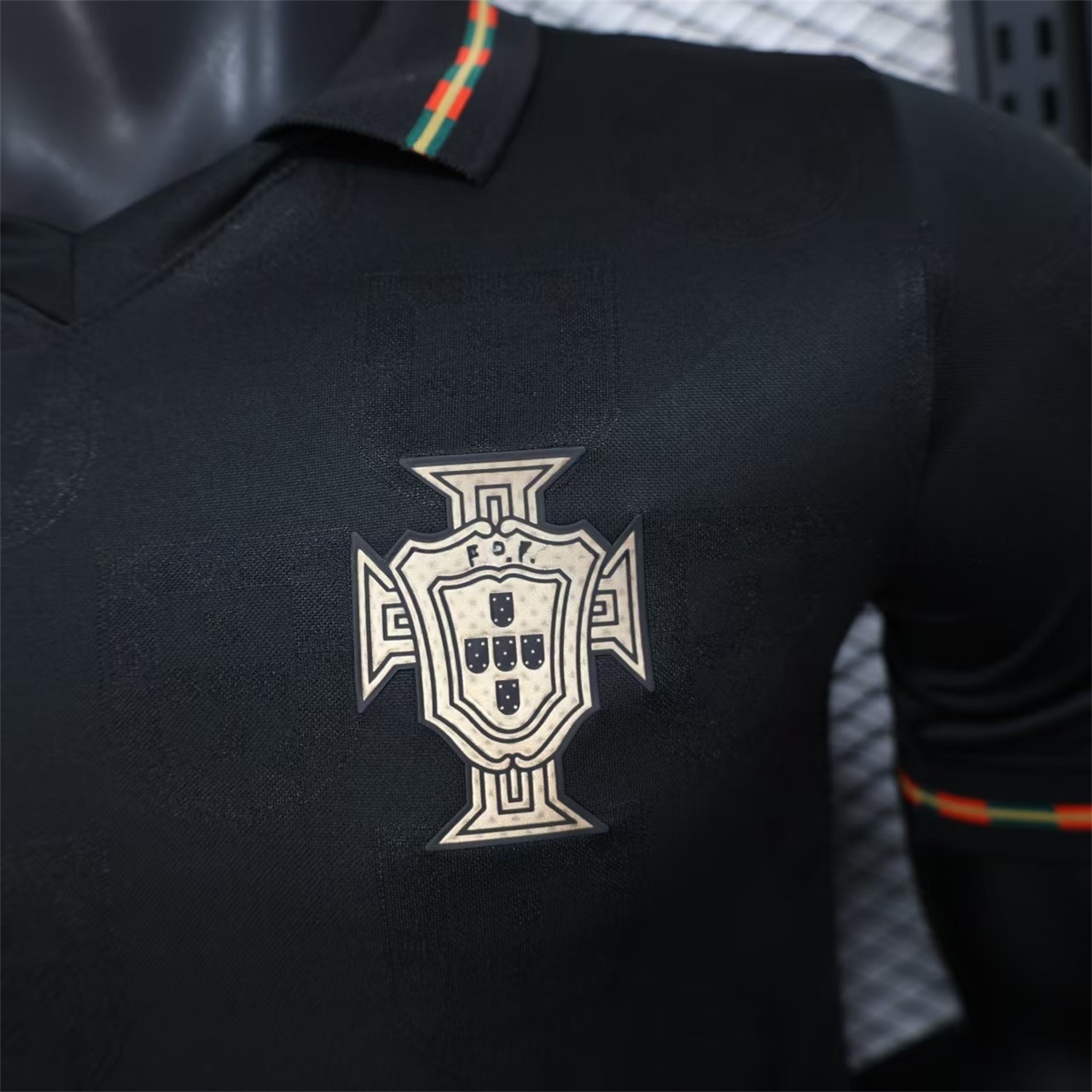Portugal 2026 Away Black Jersey - Player Version - UnitedFutballJersey