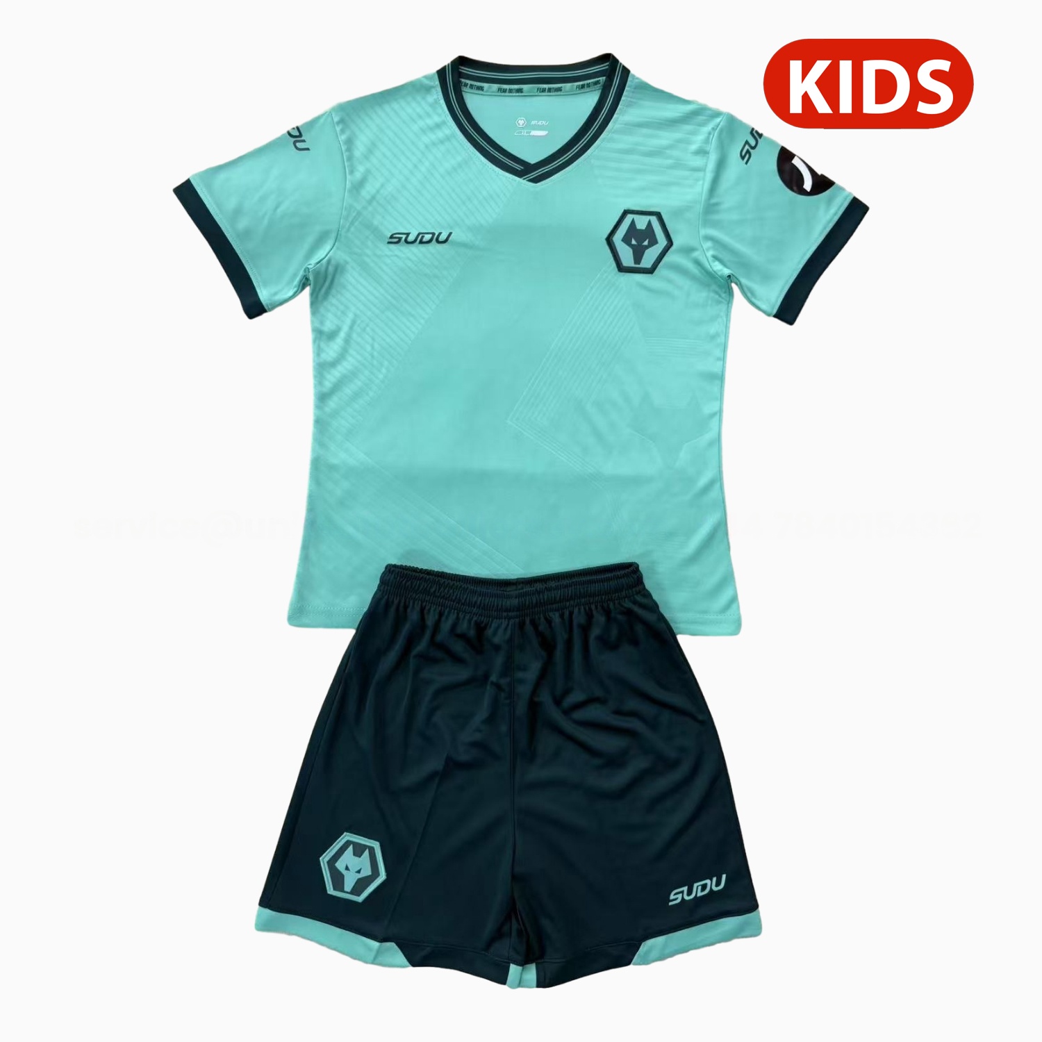Wolverhampton Wanderers Wolves 25-26 Away Kids Kit - UnitedFutballJersey