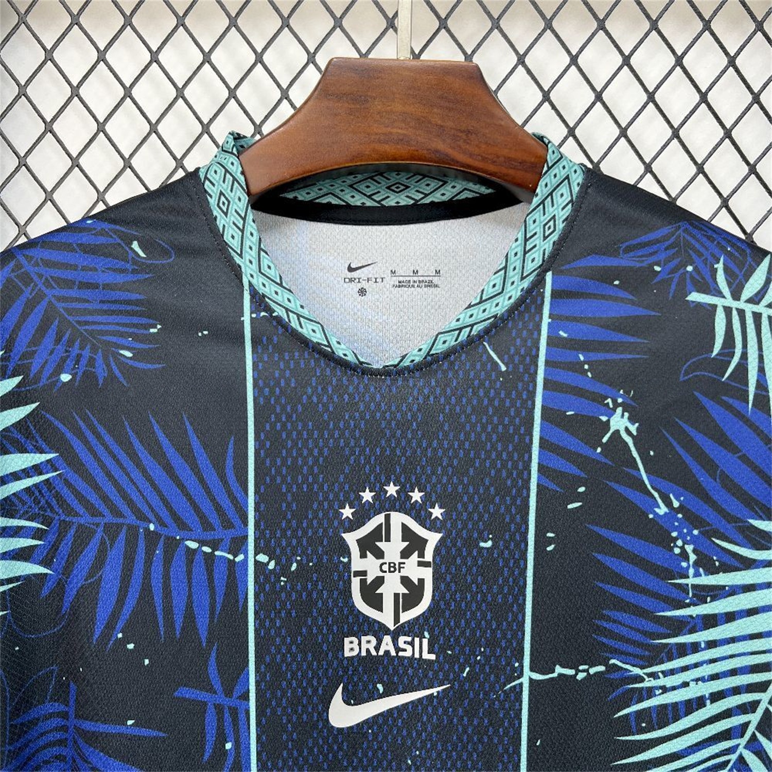 Brazil 2026 Blue Leopard Special Jersey - Fans Version - UnitedFutballJersey