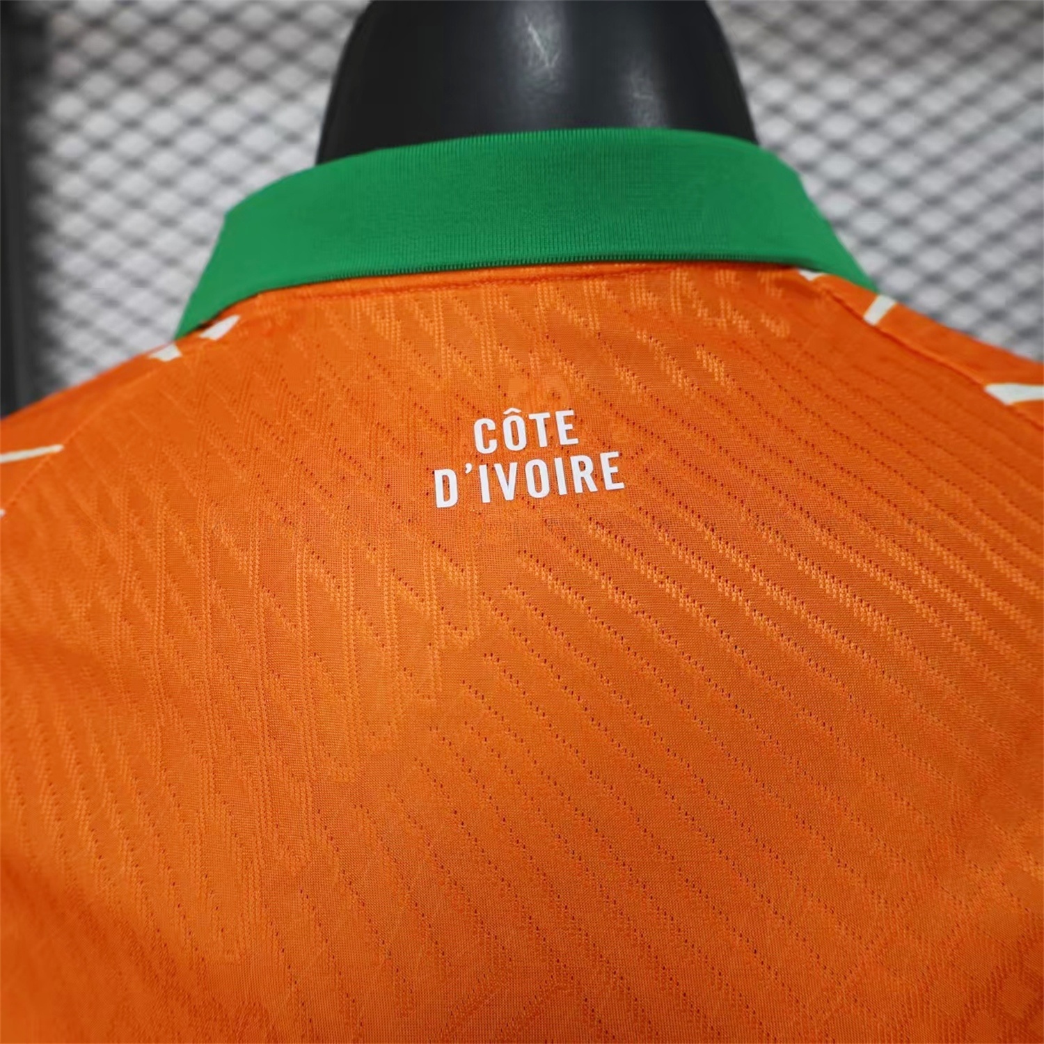 Ivory Coast 25-26 Elephant And Kid Orange Jersey - Player Version - UnitedFutballJersey