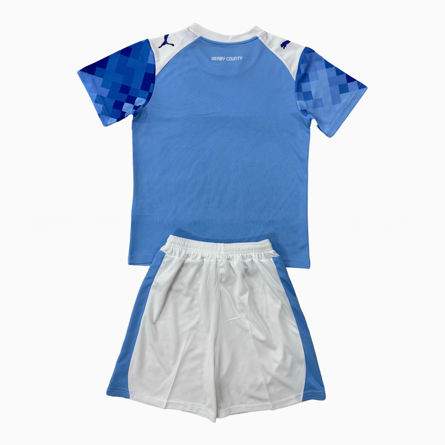 Derby County 25-26 Third Blue Men's Adult Jersey Set - Fans Version - UnitedFutballJersey
