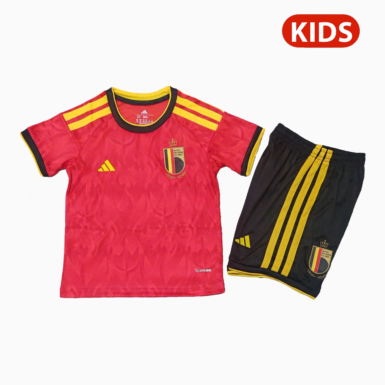 Belgium 2026 Home Kids Kit - UnitedFutballJersey