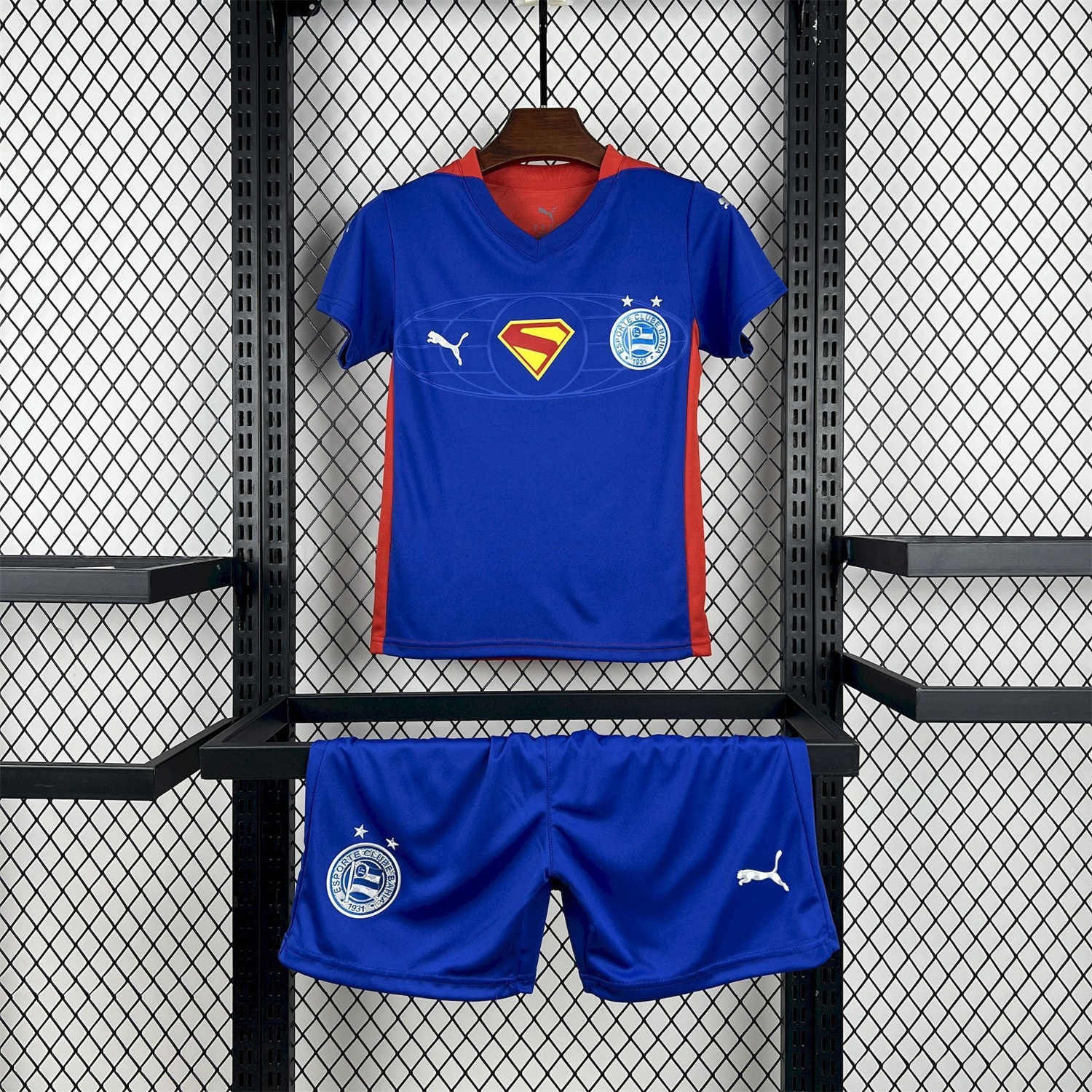 Bahia 25-26 Super-Man Blue Special Kids Kit - UnitedFutballJersey