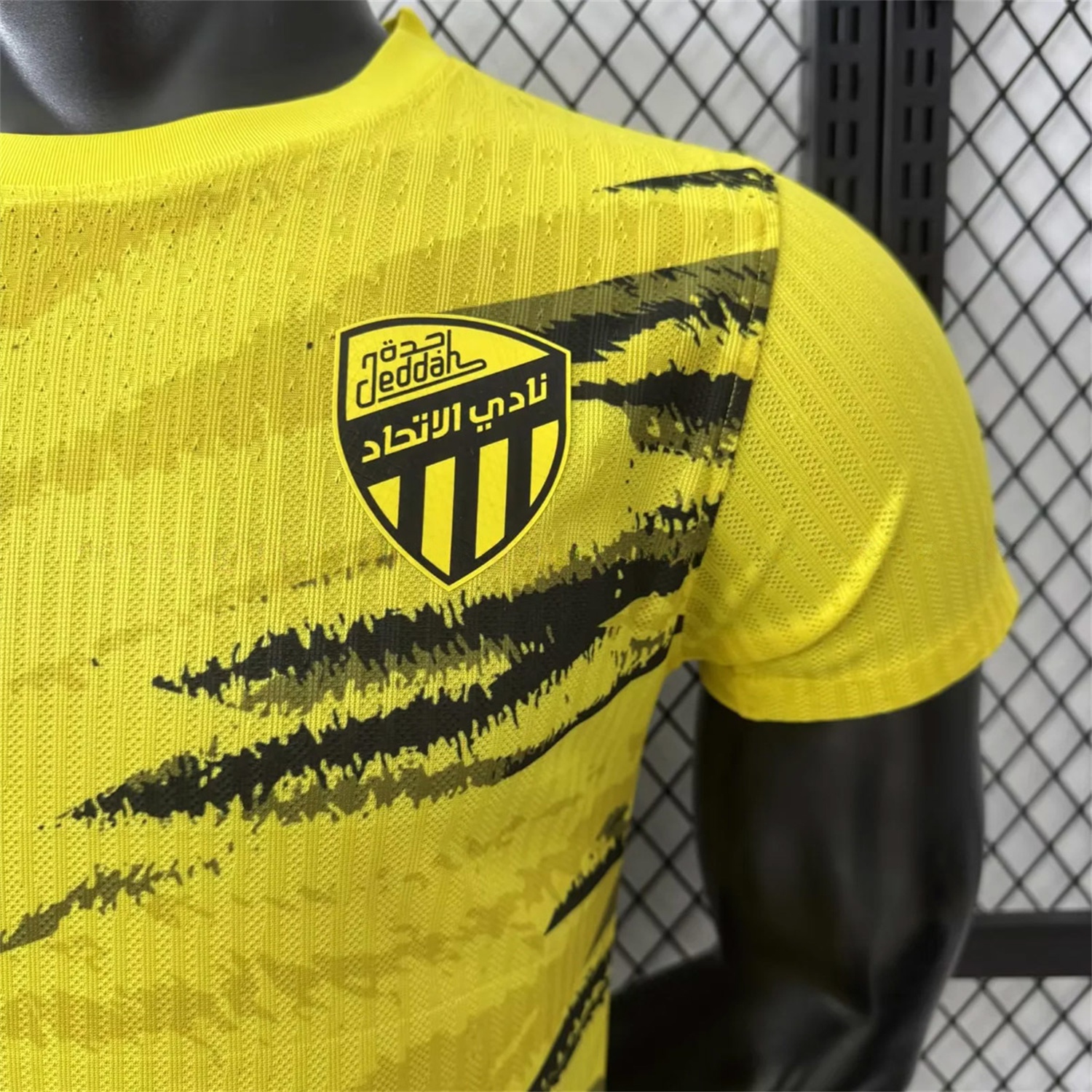 Al Ittihad Jeddah United 25-26 Pre-Match Yellow Jersey - Player Version - UnitedFutballJersey