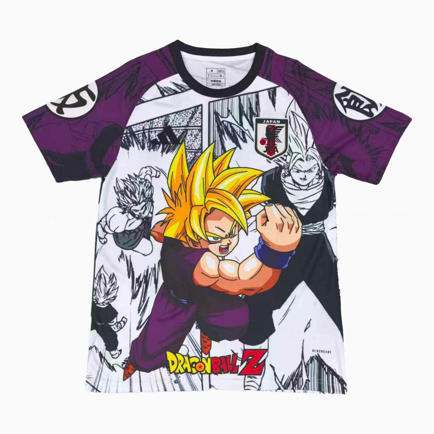 Japan 25-26 Gold Hair Trunks Special Jersey - Fans Version - UnitedFutballJersey