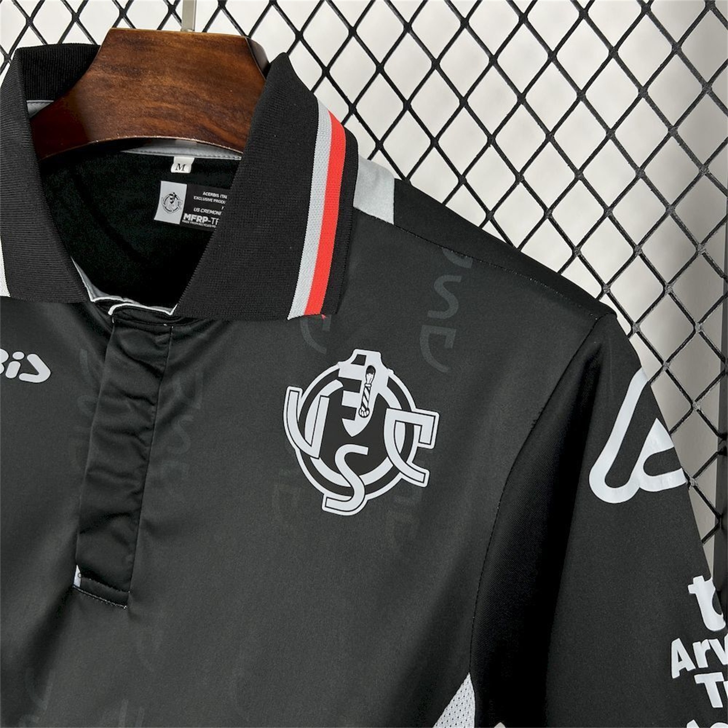 Cremonese 25-26 Third Black Jersey - Fans Version - UnitedFutballJersey