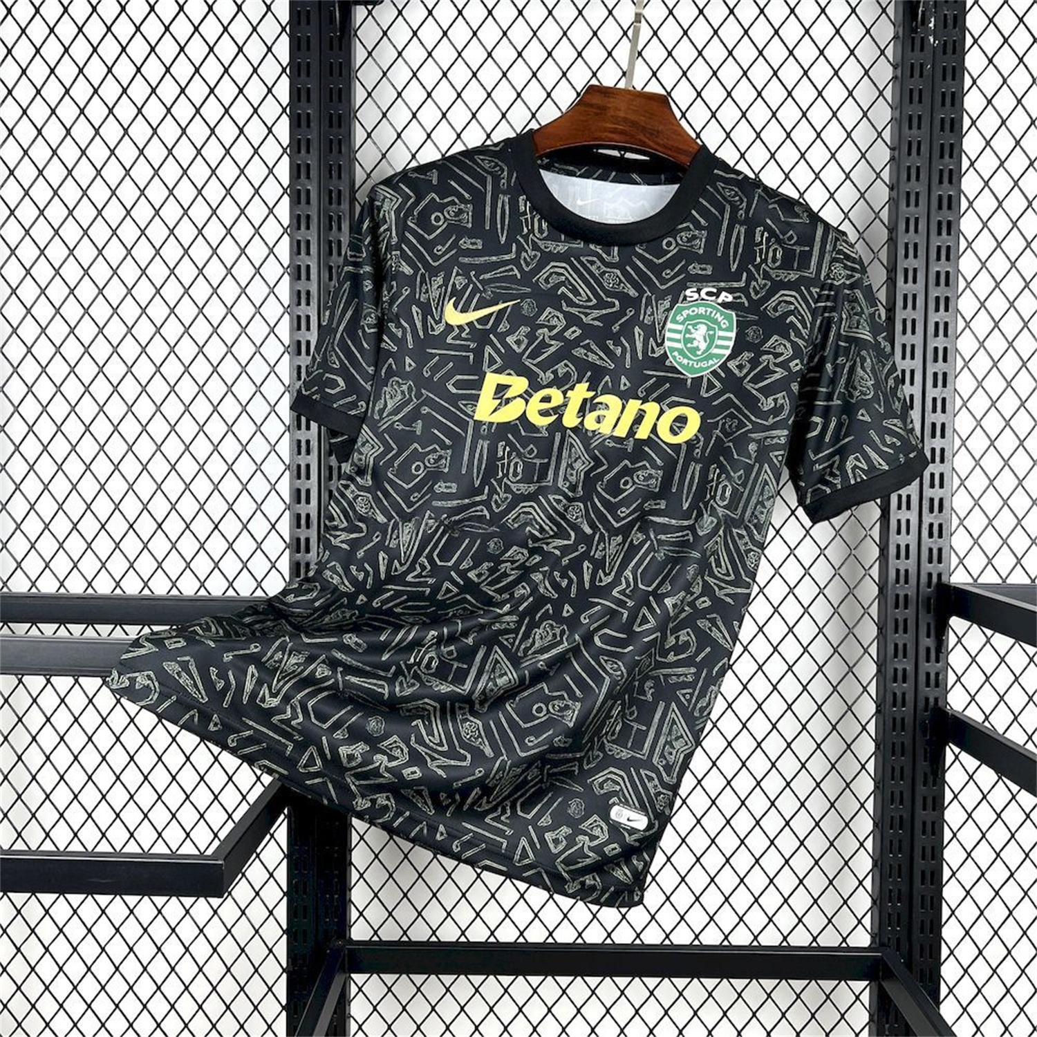 Sporting CP 25-26 Symbol Design Black Special Jersey - Fans Version - UnitedFutballJersey