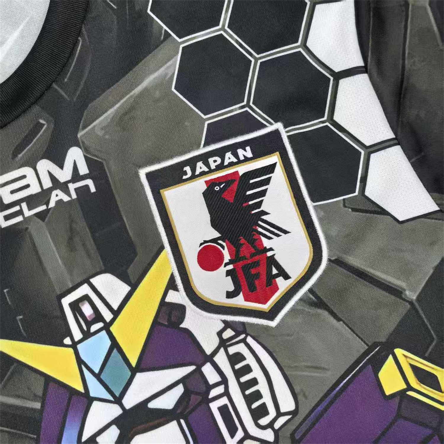 Japan 25-26 Gundam Black Special Jersey - Fans Version - UnitedFutballJersey