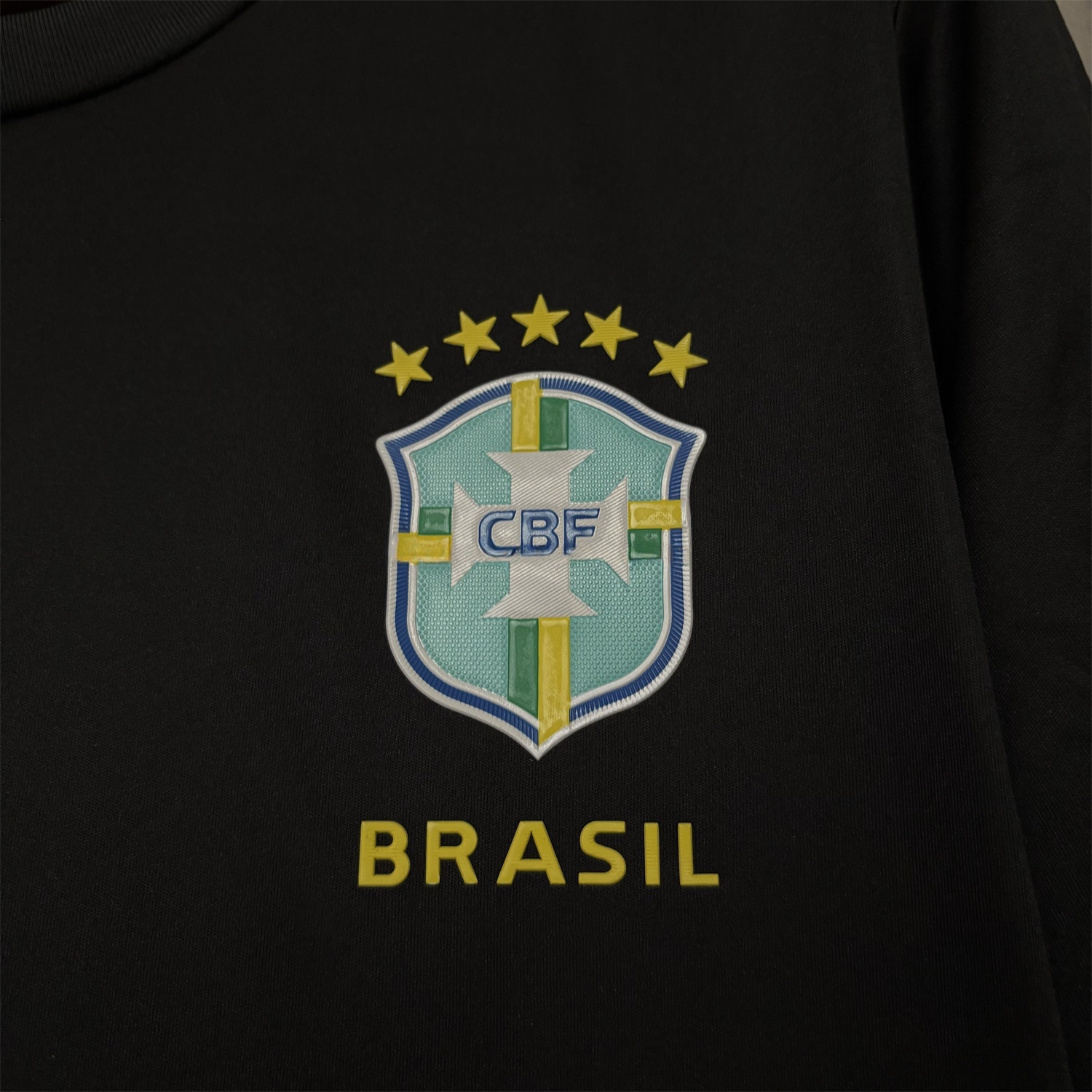 Brazil 2026 Pure Black Training Jersey - Fans Version - UnitedFutballJersey