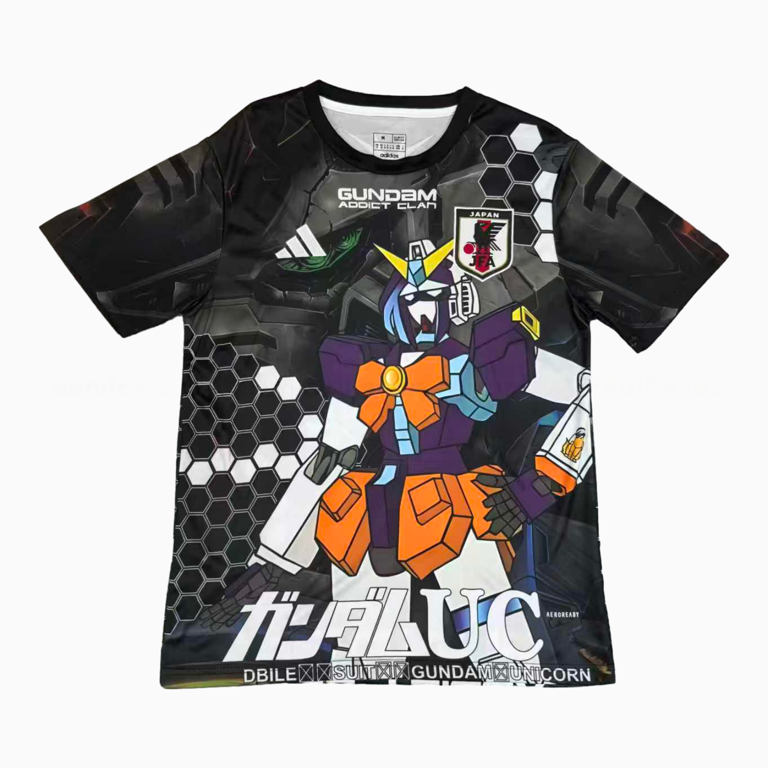 Japan 25-26 Gundam Black Special Jersey - Fans Version - UnitedFutballJersey