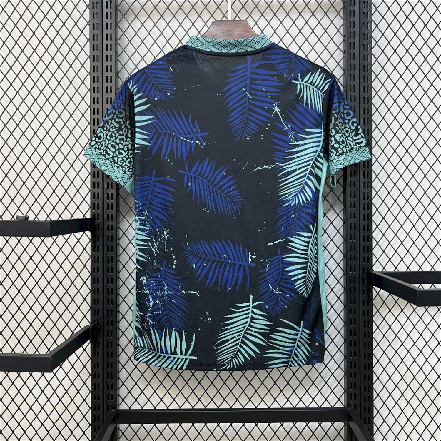 Brazil 2026 Blue Leopard Special Jersey - Fans Version - UnitedFutballJersey