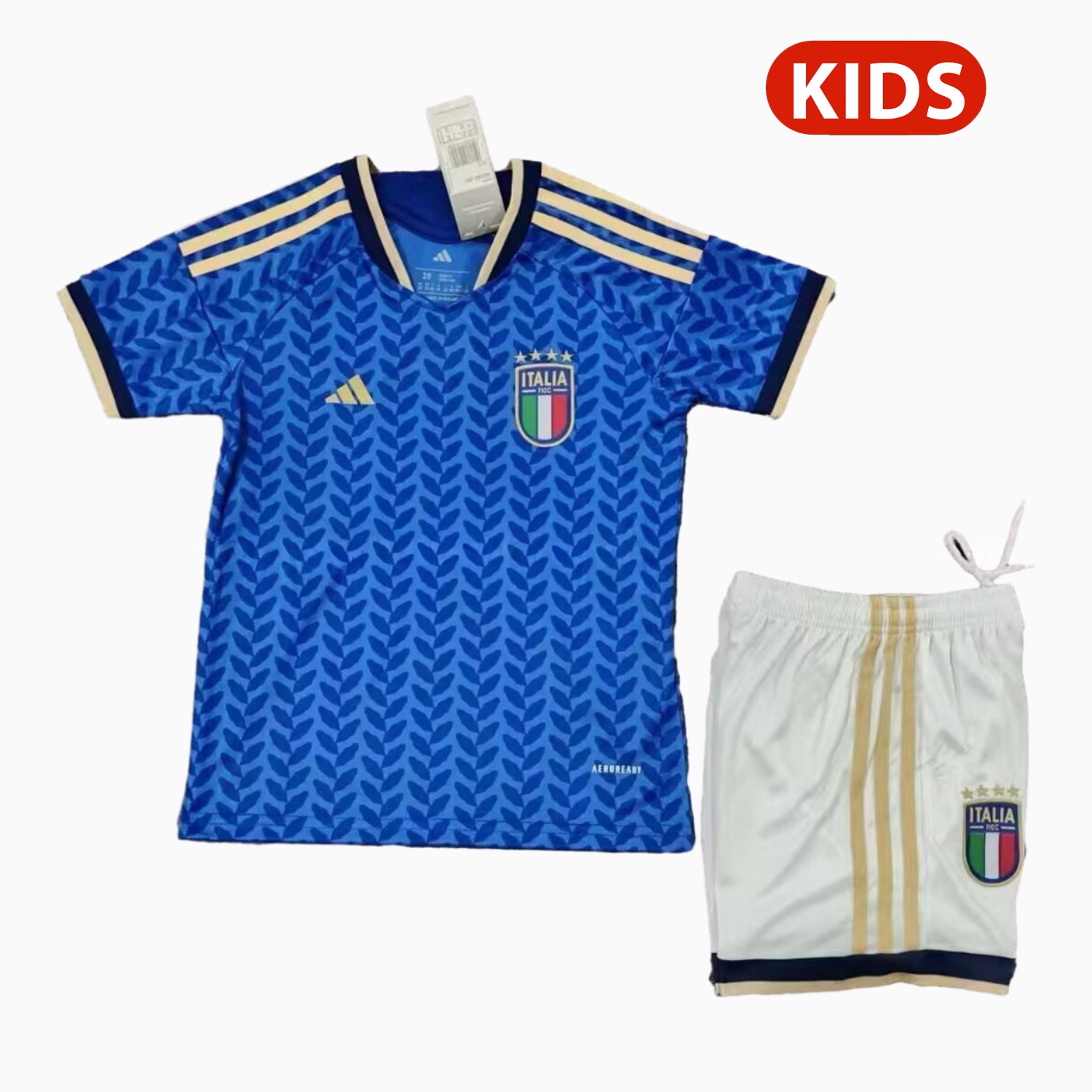 Italy 2026 Home Kids Kit - UnitedFutballJersey