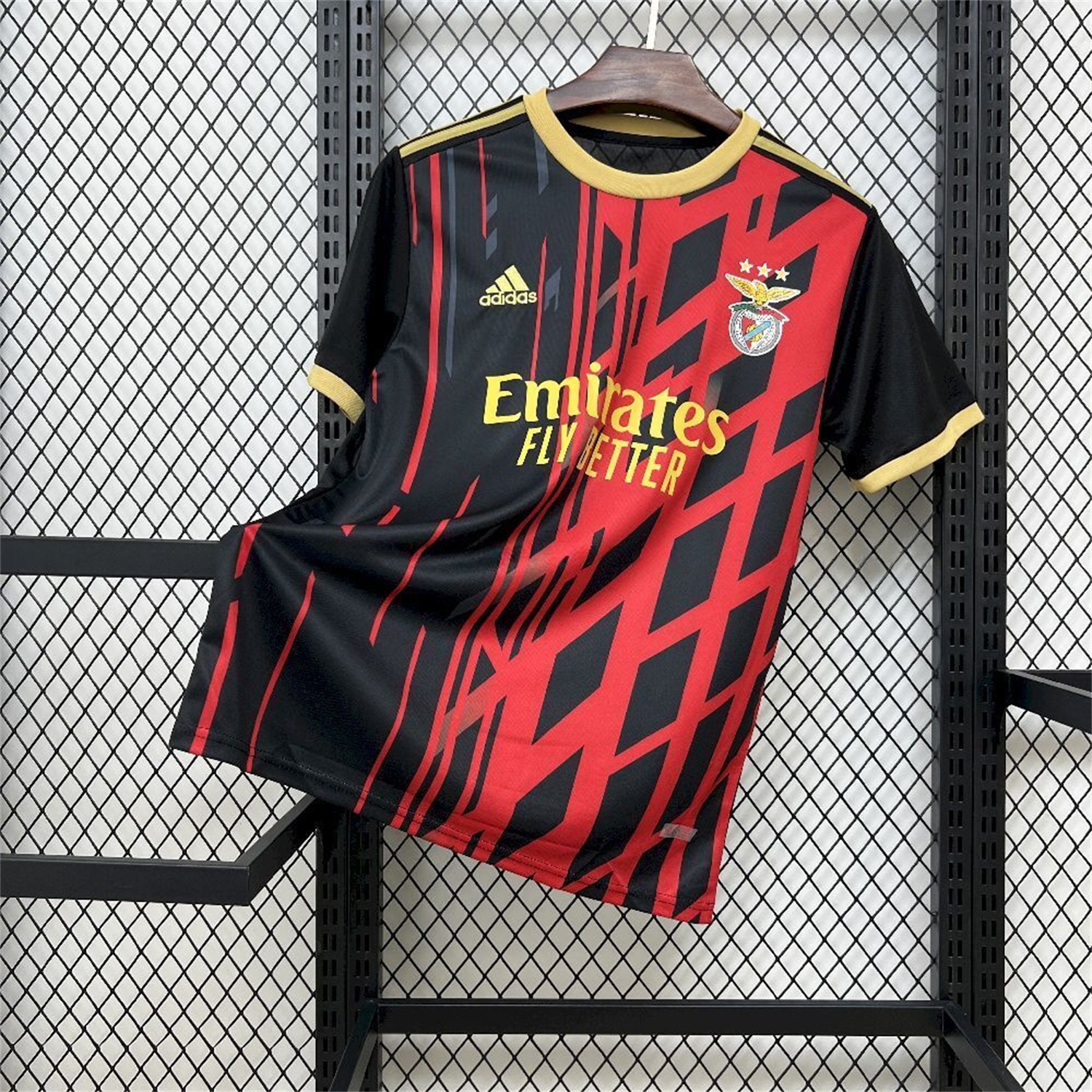 Benfica 25-26 Red And Black Jersey - Fans Version - UnitedFutballJersey