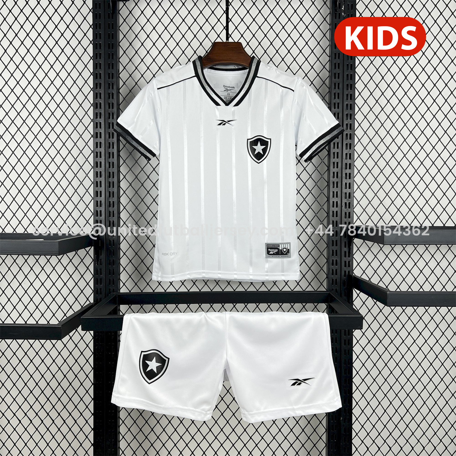Botafogo 25-26 Third Unsponsored Kids Kit - UnitedFutballJersey