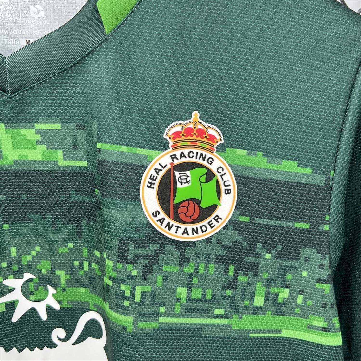 Racing de Santander 25-26 Away Green Jersey - Fans Version - UnitedFutballJersey