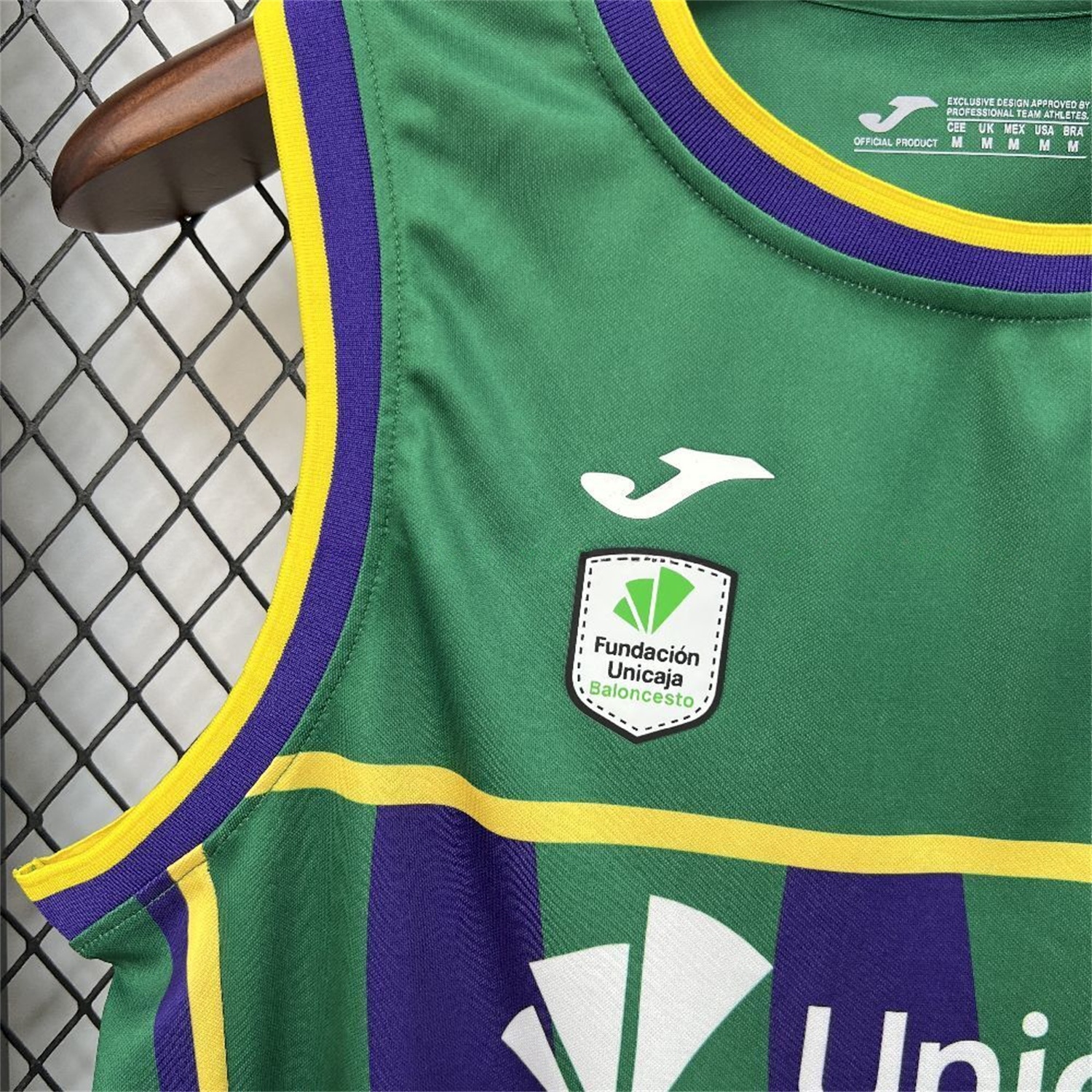 Malaga 25-26 Green Basketball Training Vest - Fans Version - UnitedFutballJersey