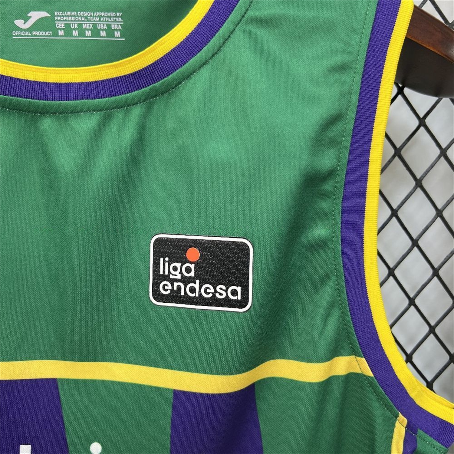 Malaga 25-26 Green Basketball Training Vest - Fans Version - UnitedFutballJersey