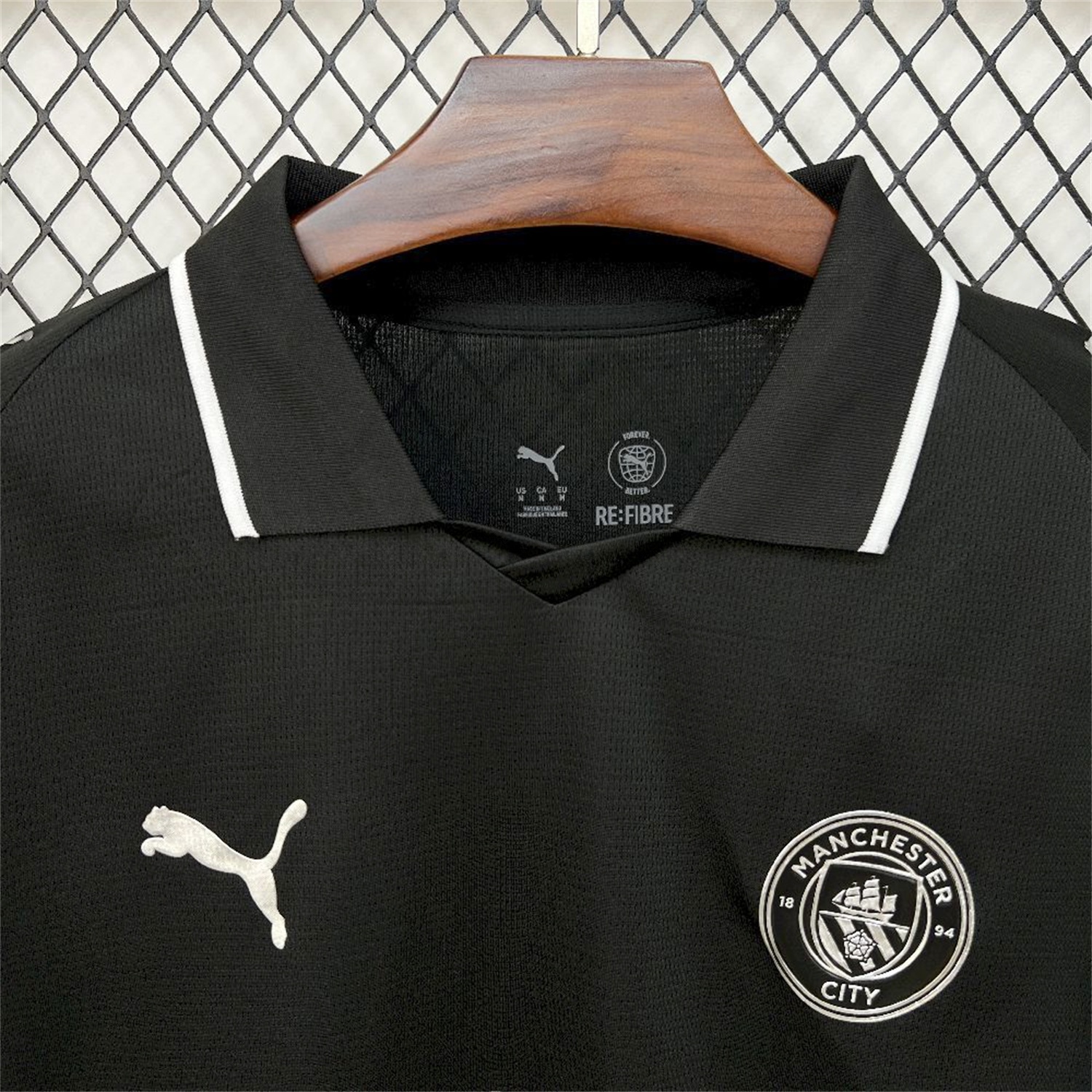 Manchester City 25-26 Away Long Sleeves Black Jersey - Fans Version - UnitedFutballJersey